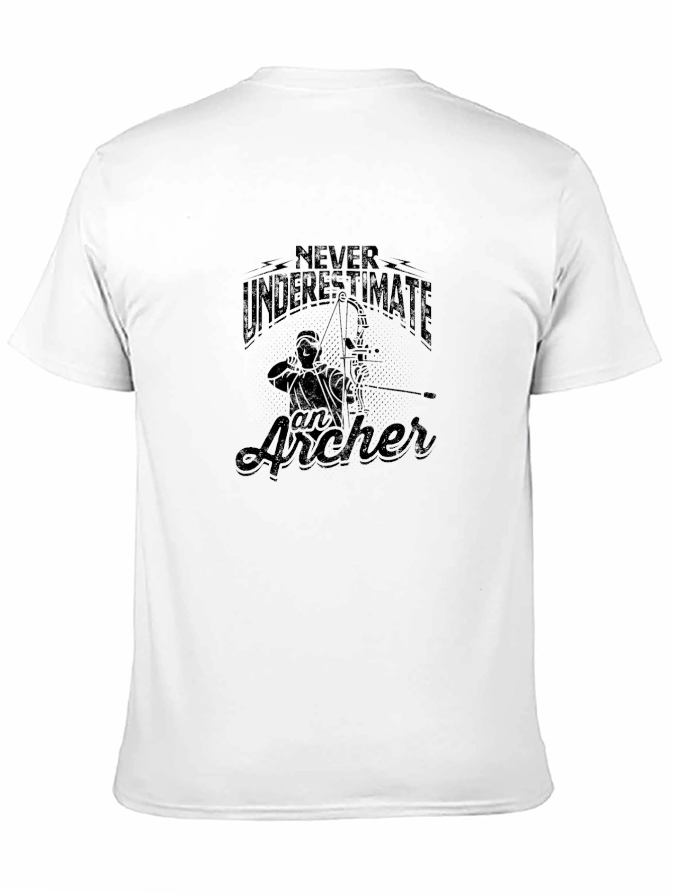 Black Archer T-Shirt - Never Underestimate view 11