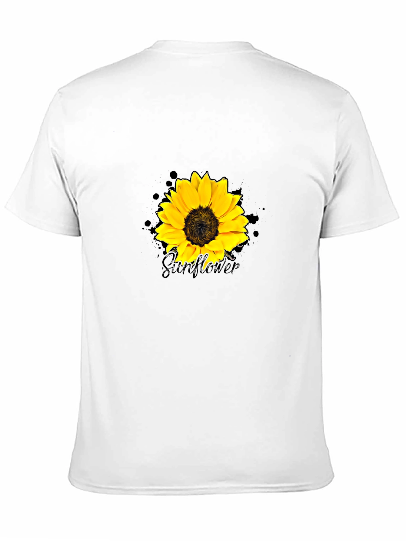 Black Sunflower Graphic Tee - Trendy Casual Wear view 11