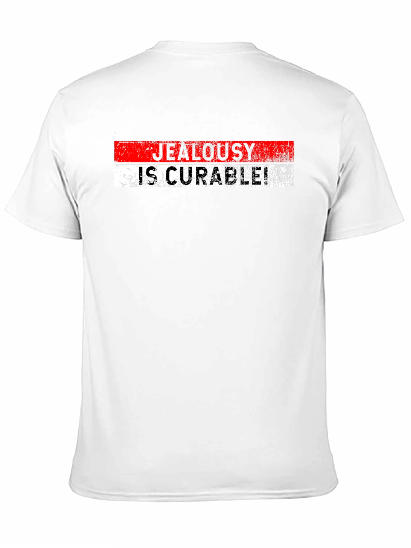 Black Jealousy Is Curable T-Shirt - Black view 11
