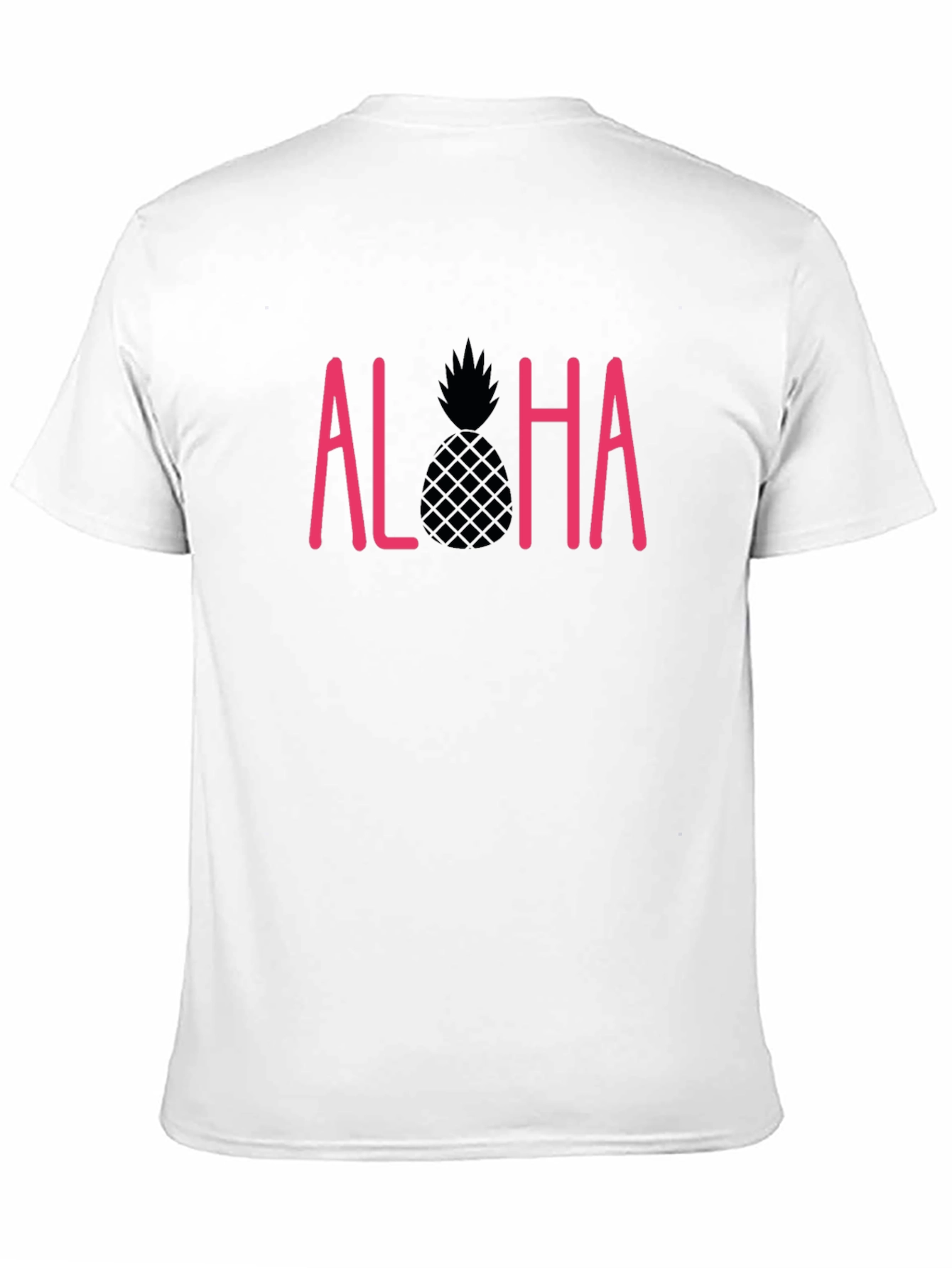 Aloha Pineapple Graphic T-Shirt - Black - 11