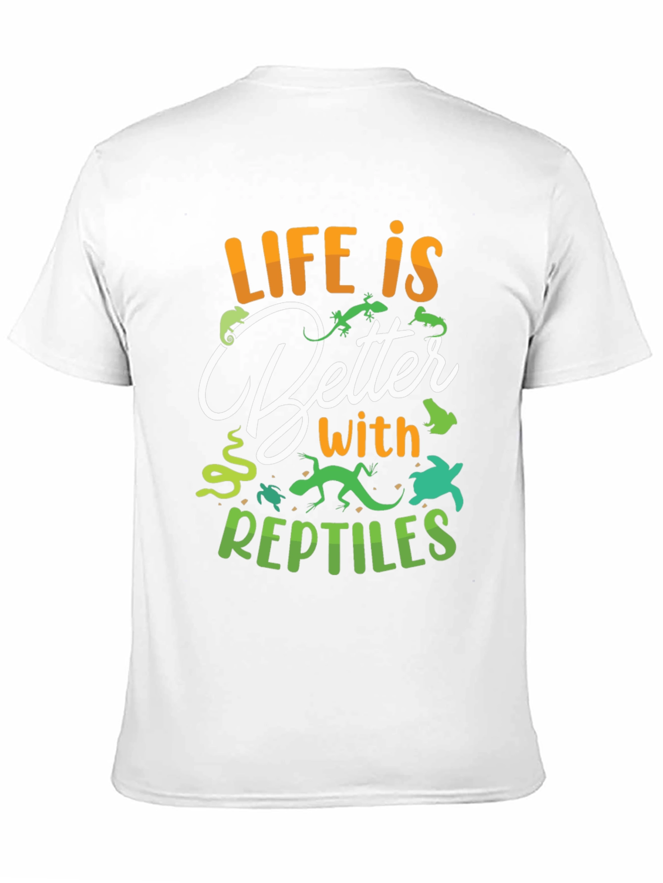 Reptile Lover T-Shirt - Life is Better - 11