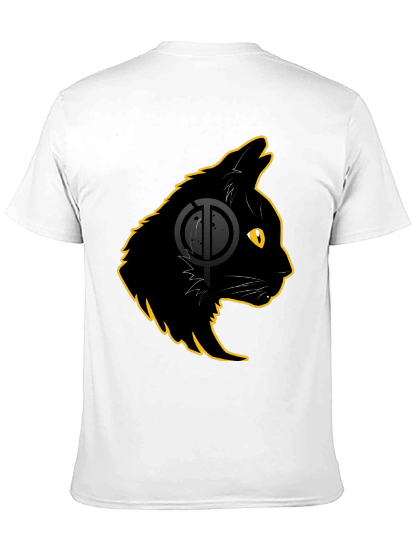 Black Black Cat Graphic T-Shirt - Stylish Cat Lover Tee view 11