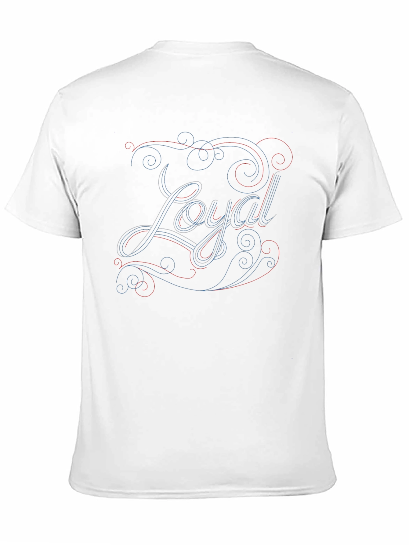 Black Loyal Graphic Tee - Stylish Men's Black T-Shirt view 11