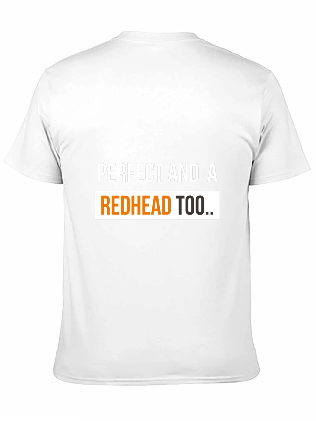 Black Perfect Redhead Tee - Bold Graphic T-Shirt view 11