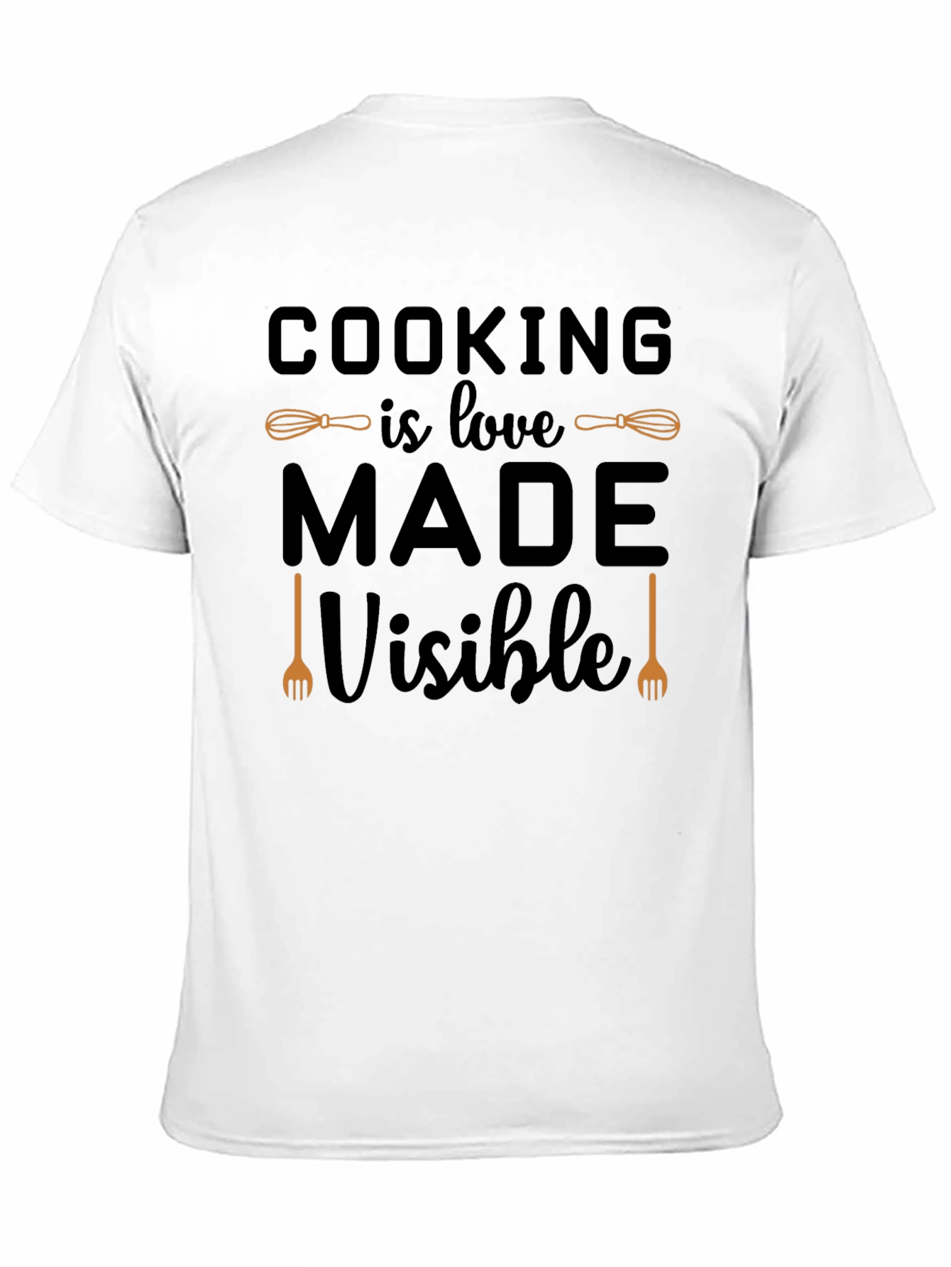 Black Cooking is Love Made Visible Graphic T-Shirt view 11