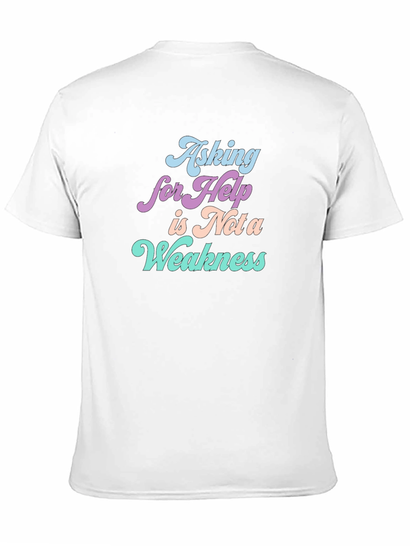 Black Asking For Help T-Shirt: Strength in Vulnerability view 11