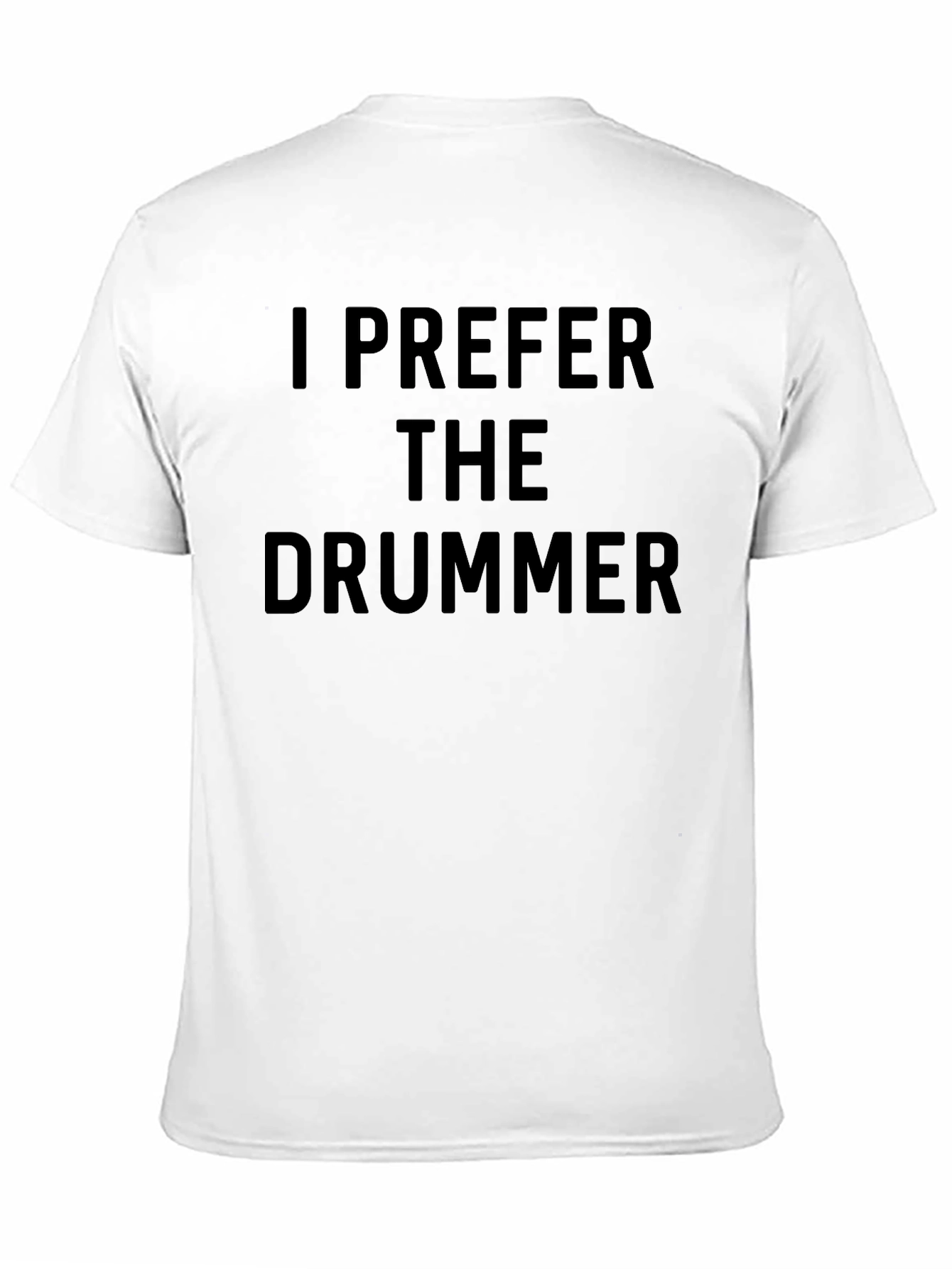 Black I Prefer the Drummer Graphic Tee - Black view 11