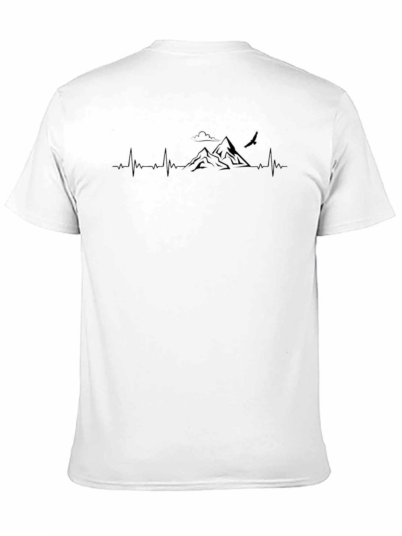 Black Mountain Heartbeat T-Shirt - Nature Lover Tee view 11