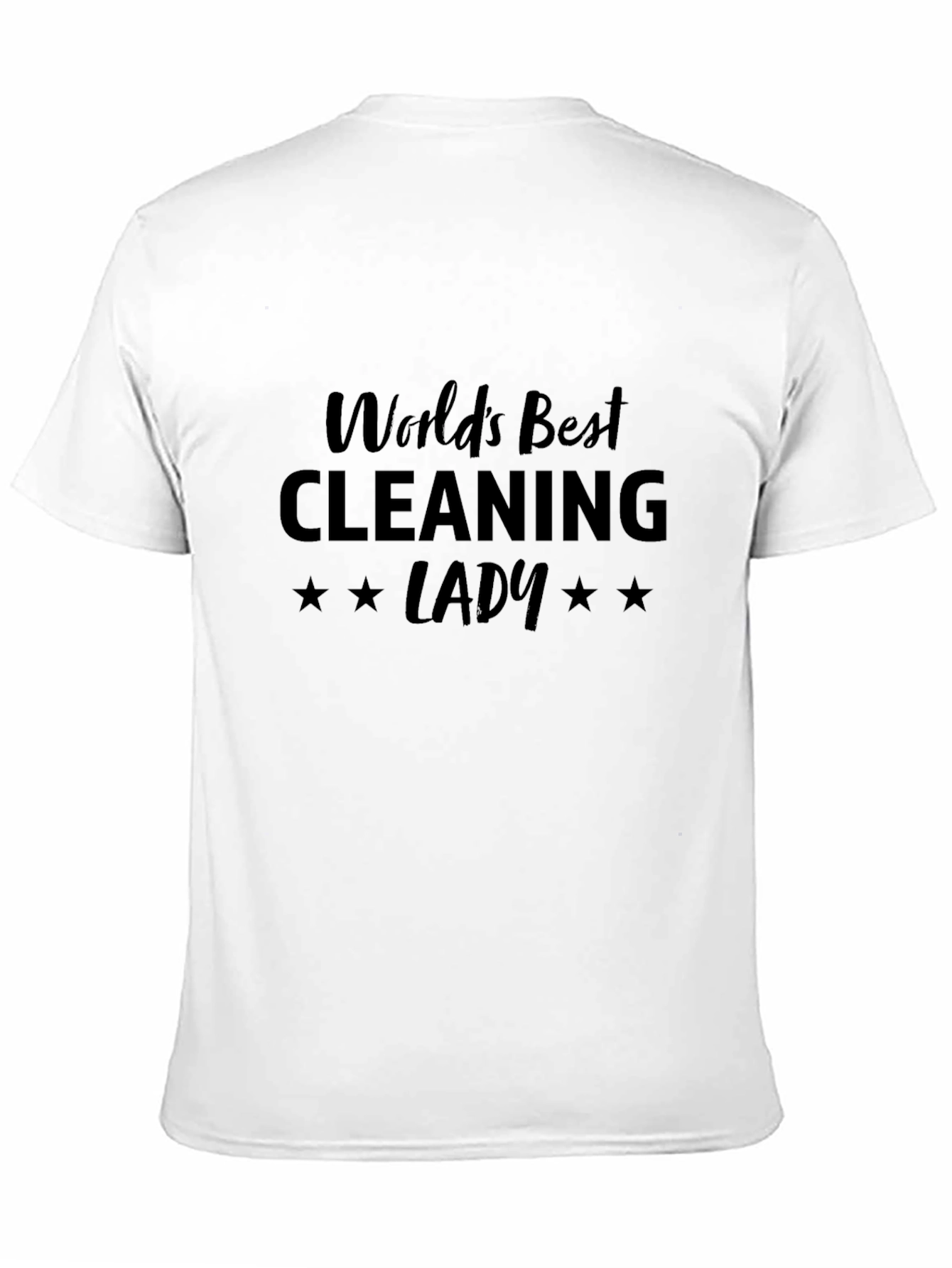 Black World's Best Cleaning Lady T-Shirt view 11