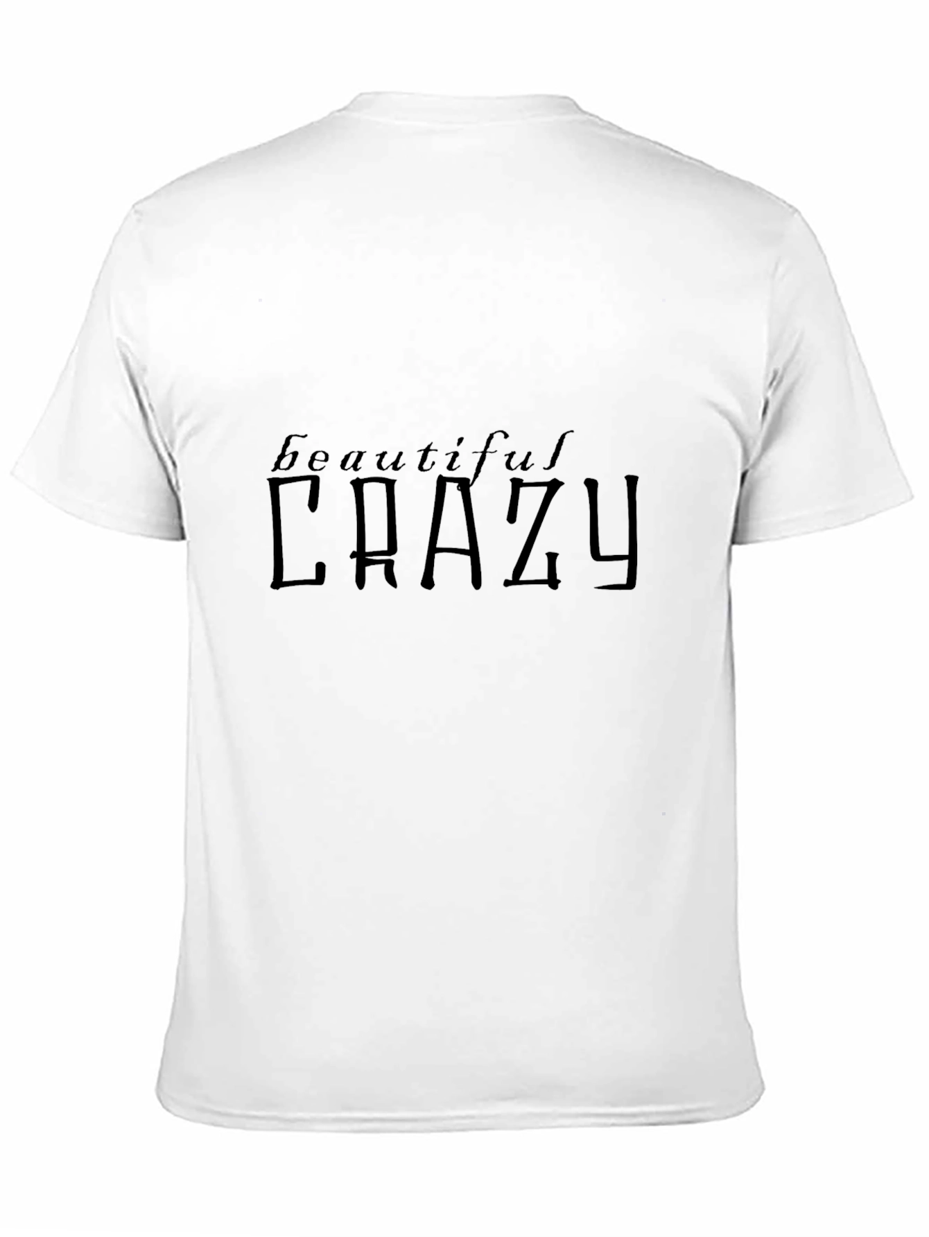 Black Beautiful Crazy Black Graphic Tee view 11