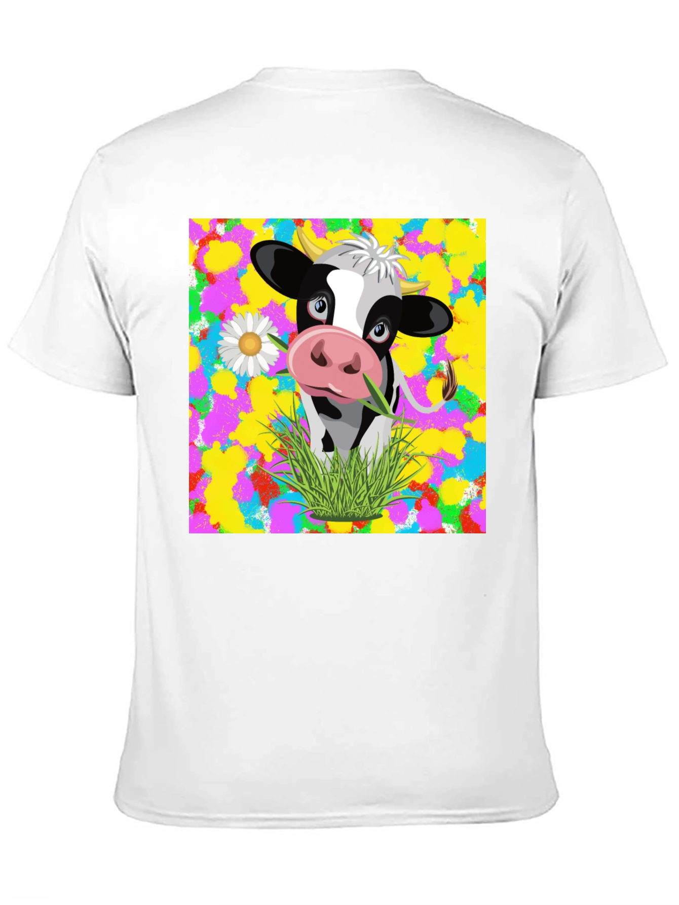 Black Cow Graphic Tee - Vibrant Design, Comfortable Fit view 11