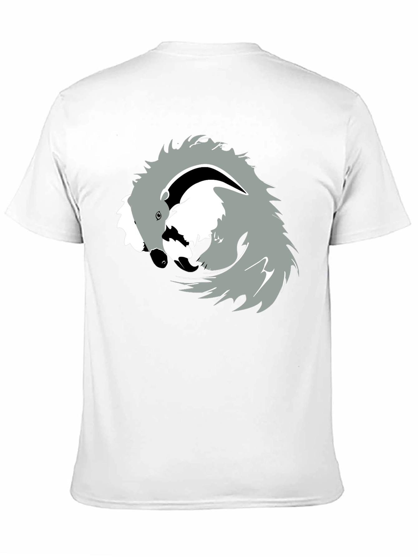 Black Cool Koala Graphic Tee - Black Cotton Shirt view 11