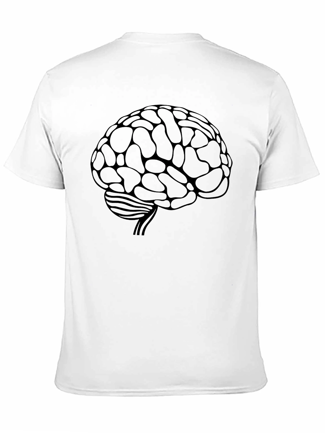 Black Brain Graphic T-Shirt - Smart Casual Tee view 11