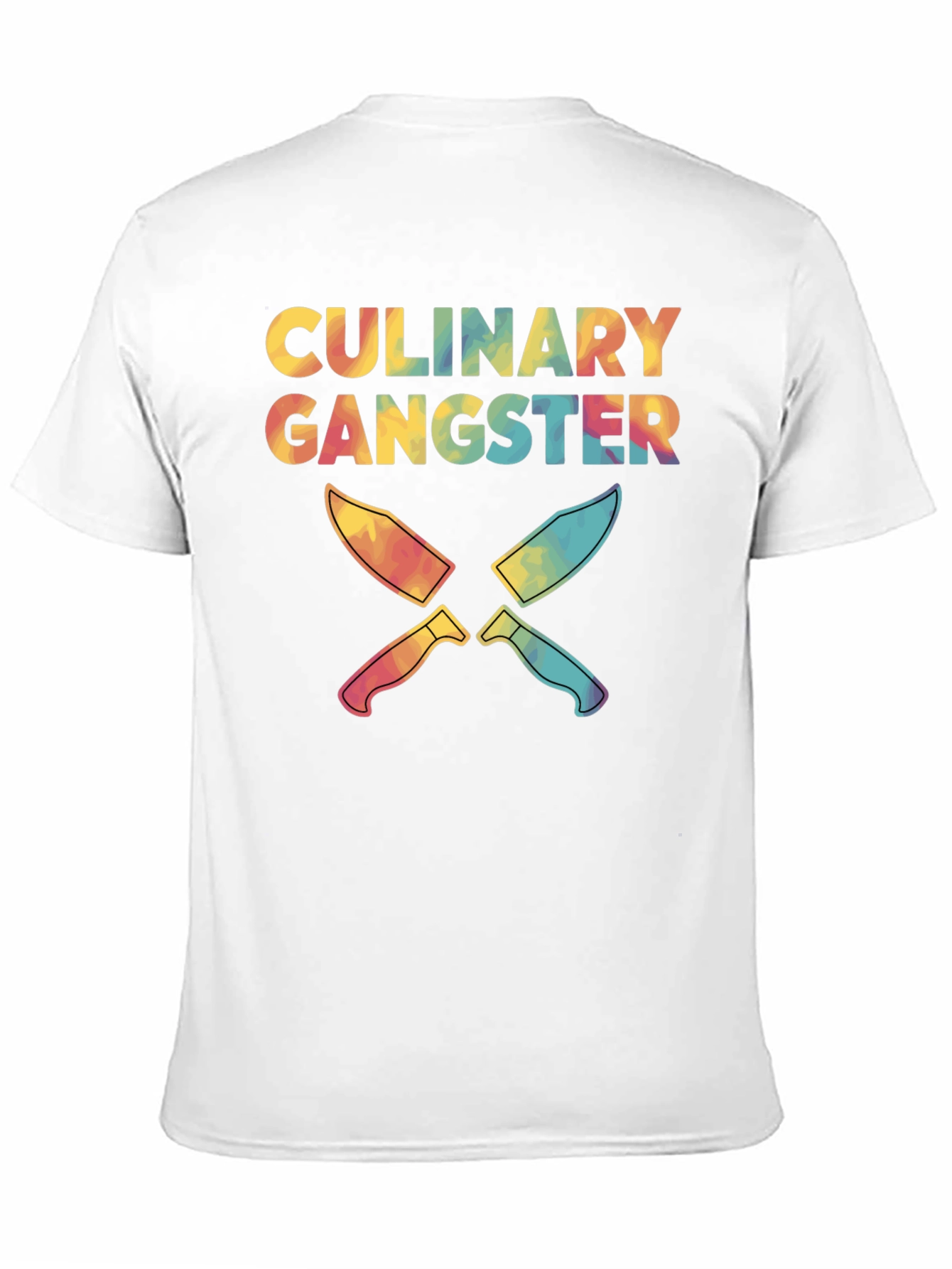 Black Culinary Gangster Tie Dye T-Shirt view 11