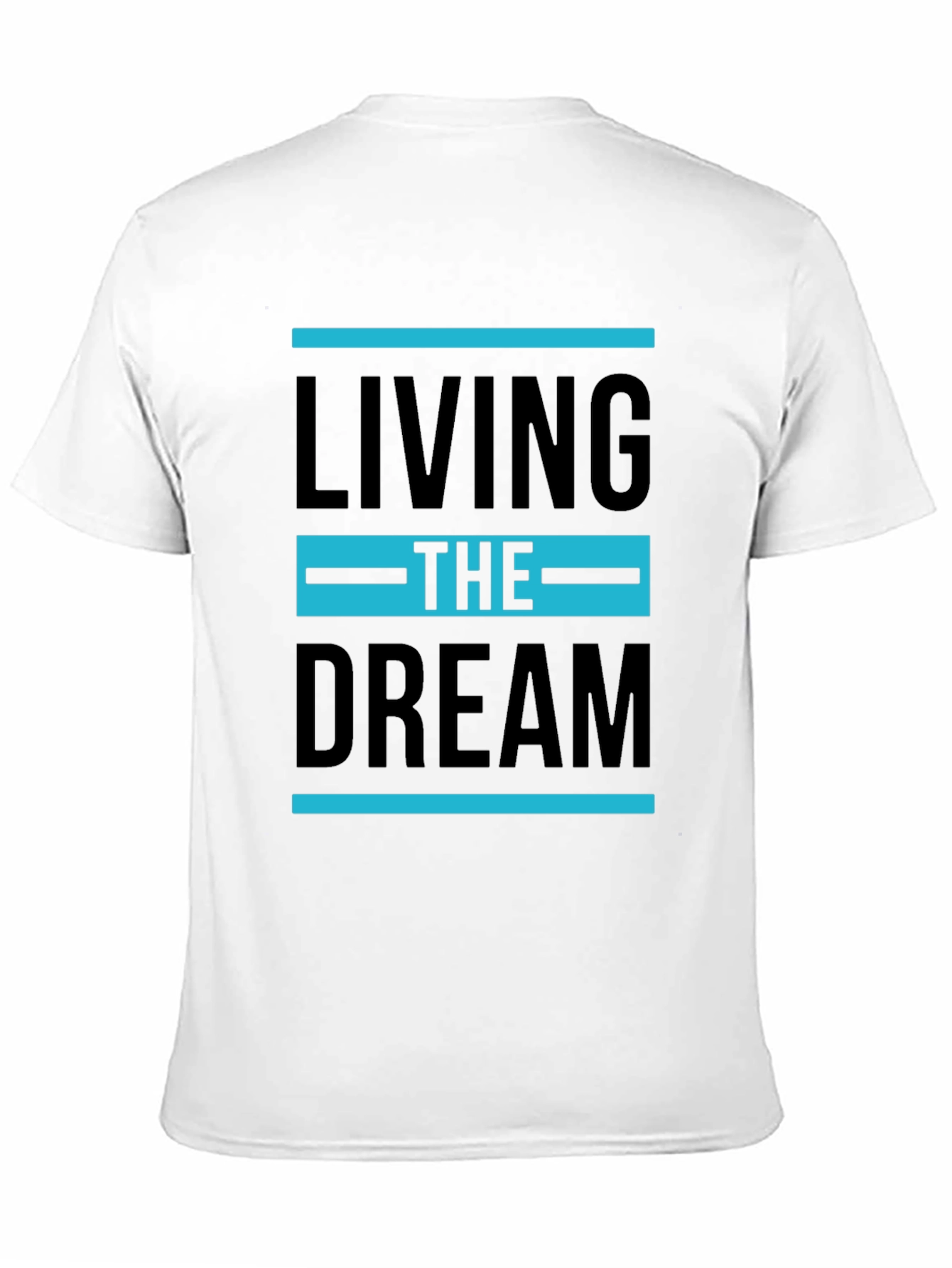 Black Living the Dream Graphic T-Shirt - Stylish Tee view 11
