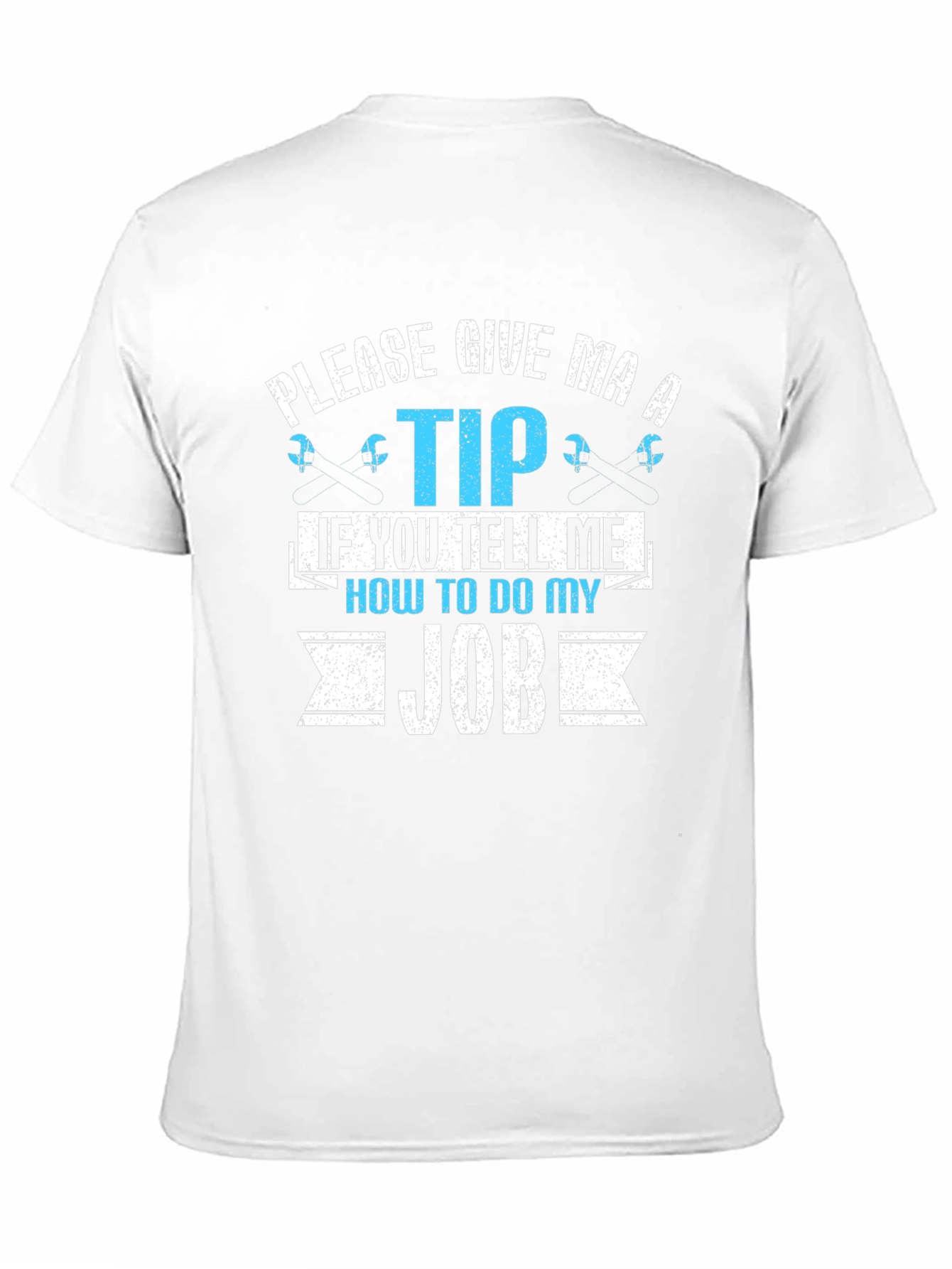 Black Humorous 'Tip' Graphic T-Shirt view 11