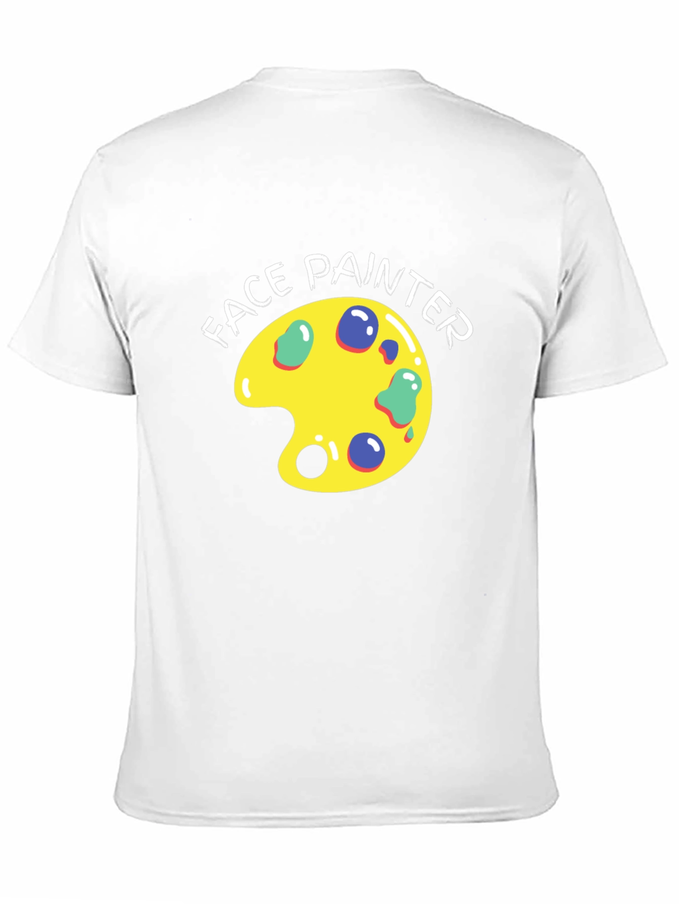 Face Painter T-Shirt - Artistic Palette Design - 11