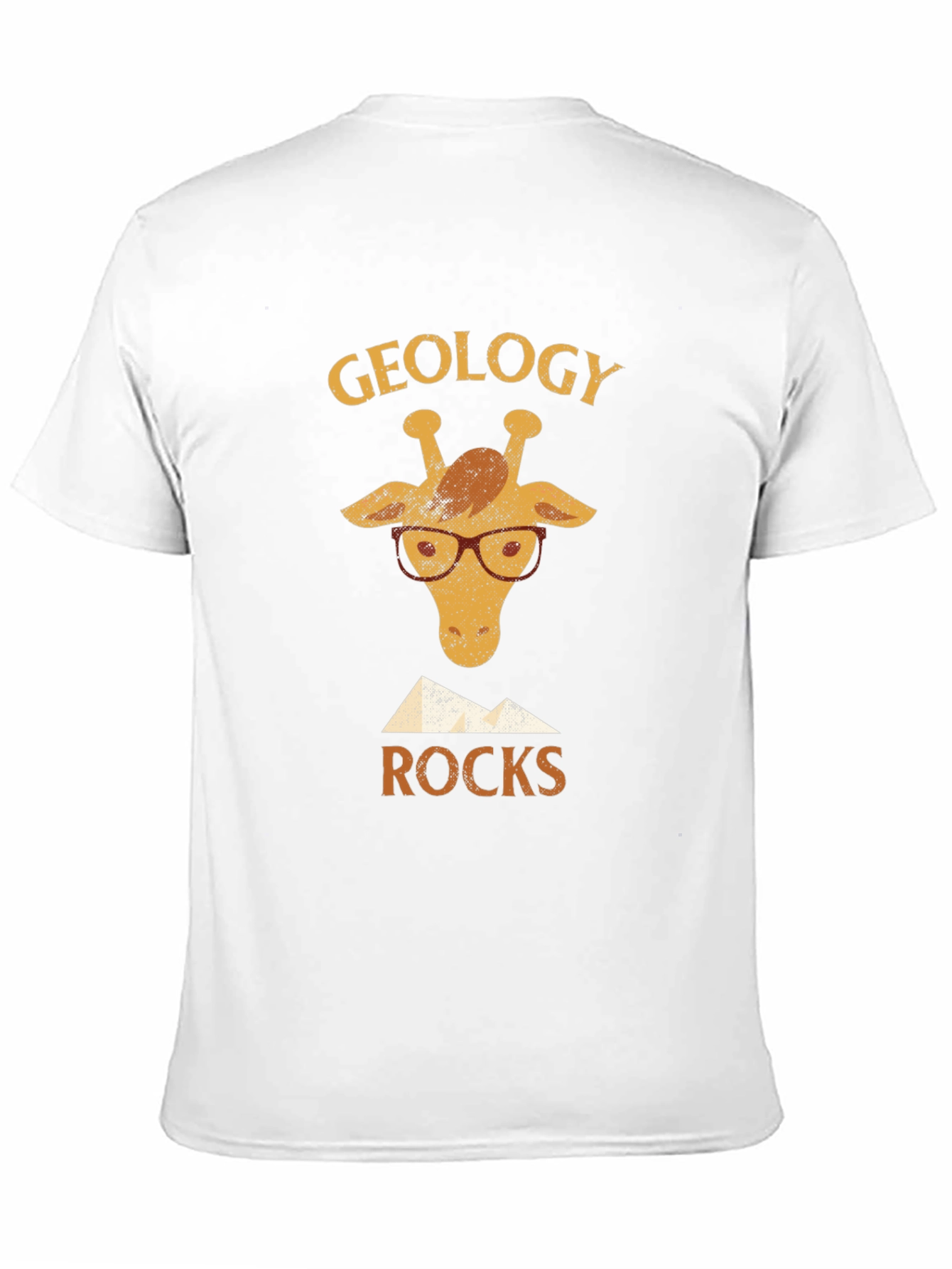 Black Geology Giraffe T-Shirt - Geology Rocks! view 11