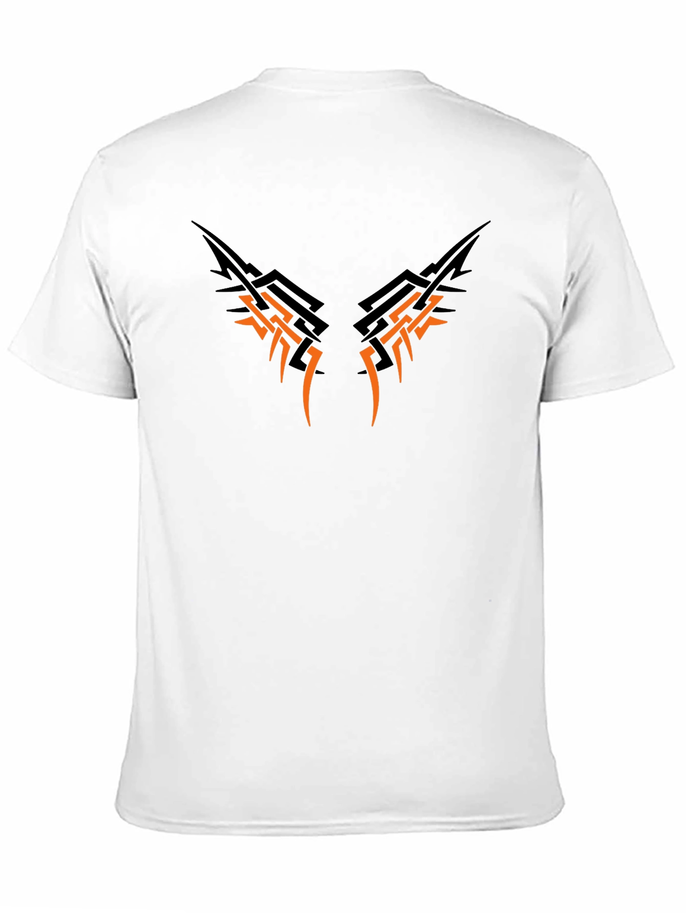 Black Edgy Tribal Graphic Black T-Shirt view 11