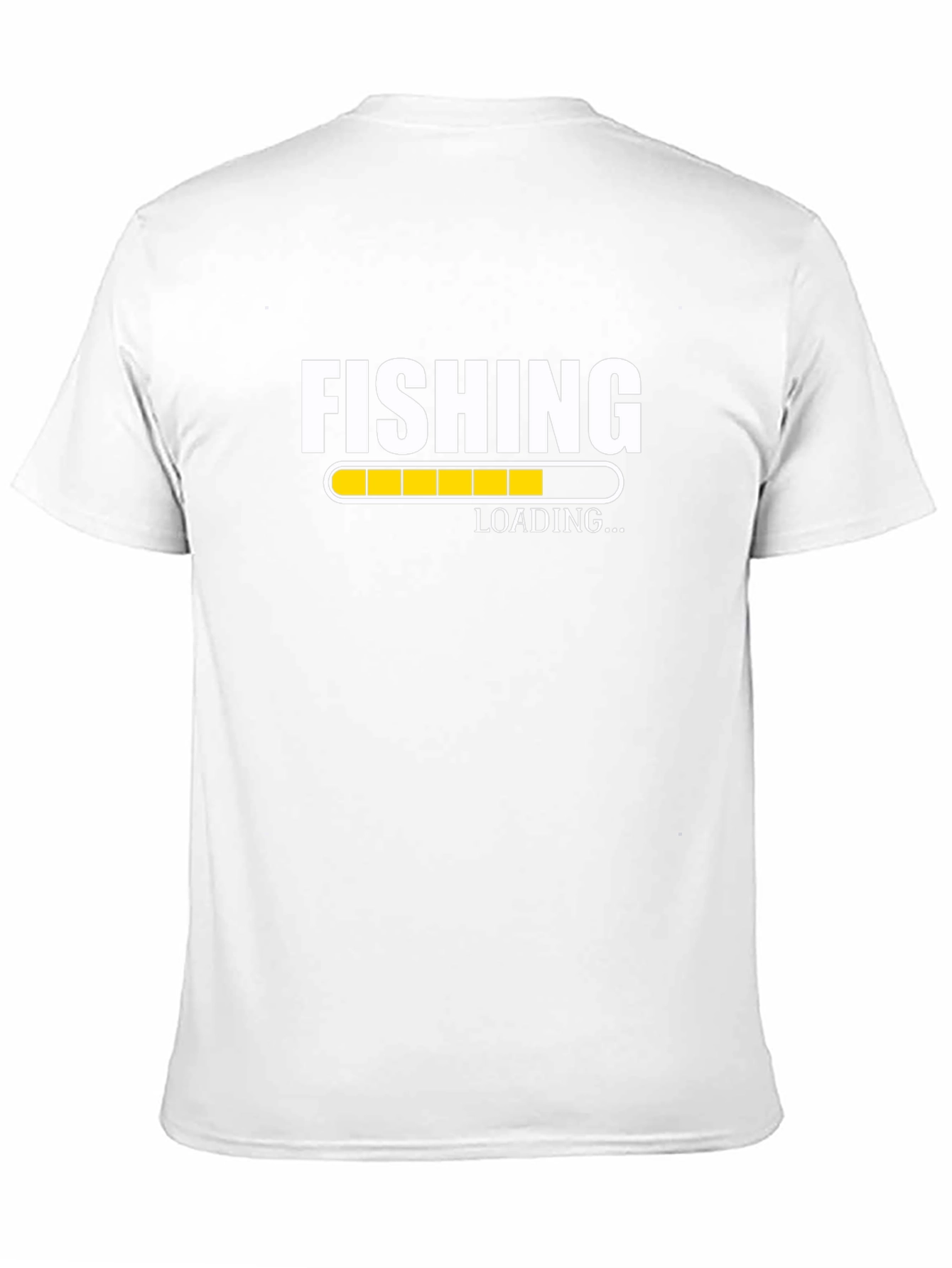 Black Fishing Loading T-Shirt | Angler Humor Tee view 11