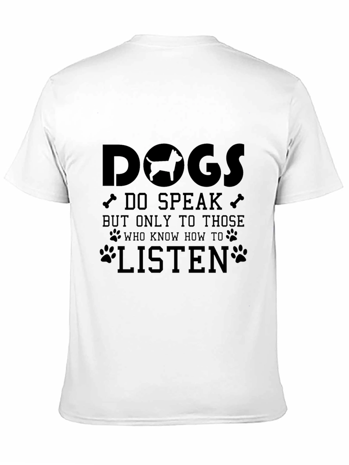Black Dogs Speak T-Shirt view 11