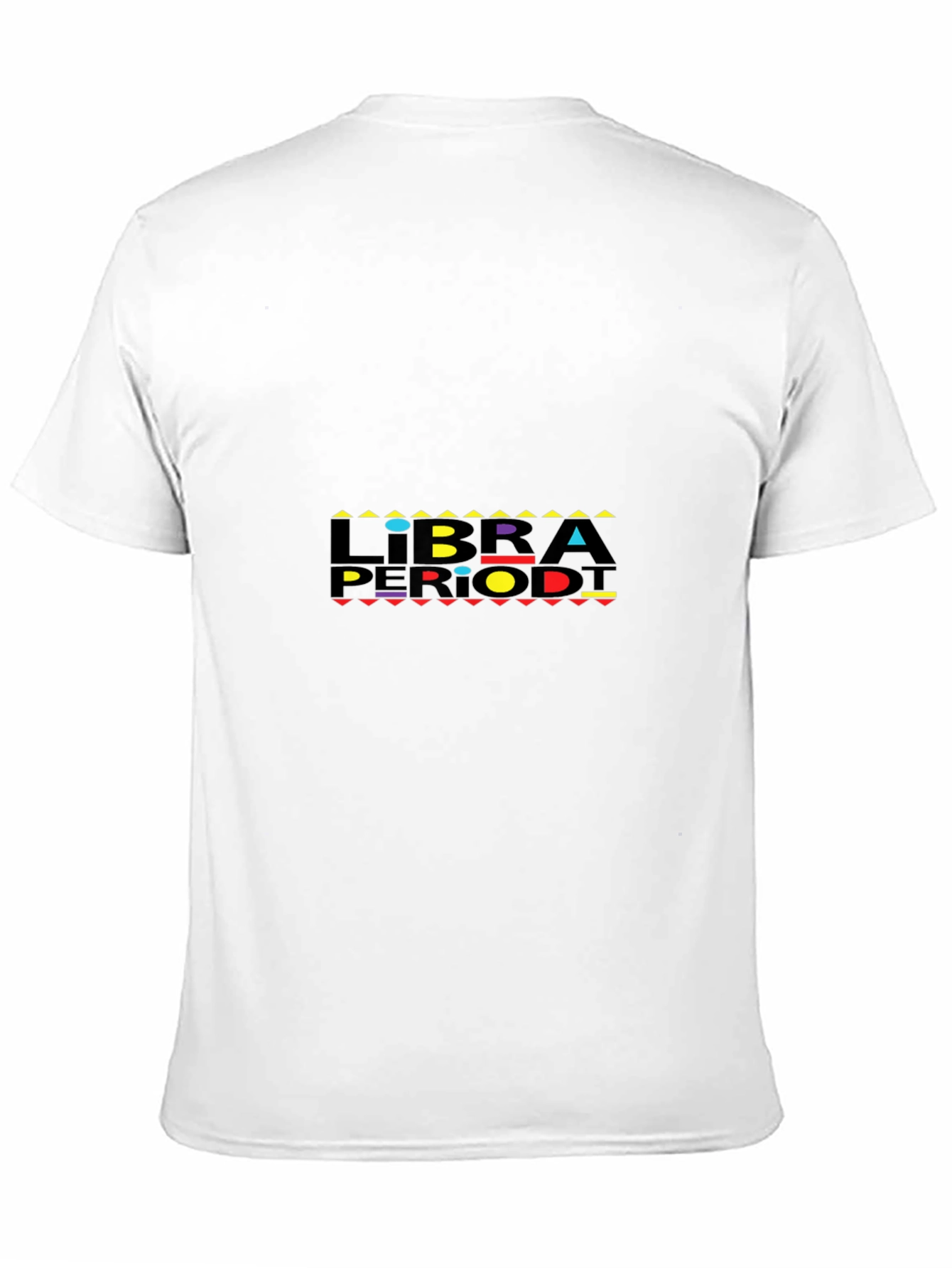 Black Libra Period! Men's Black Graphic T-Shirt view 11