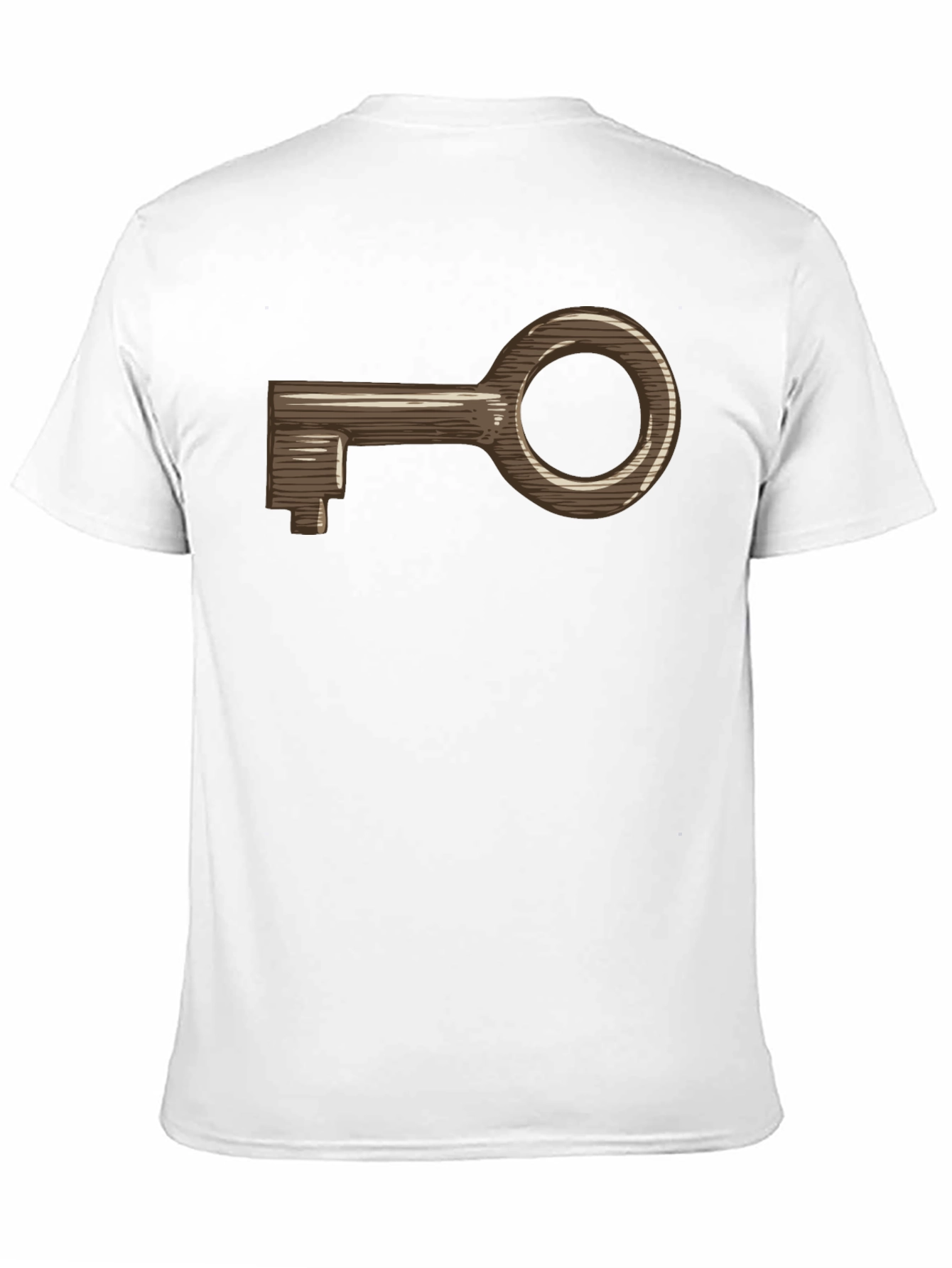 Black Vintage Key Graphic T-Shirt - Classic Design view 11