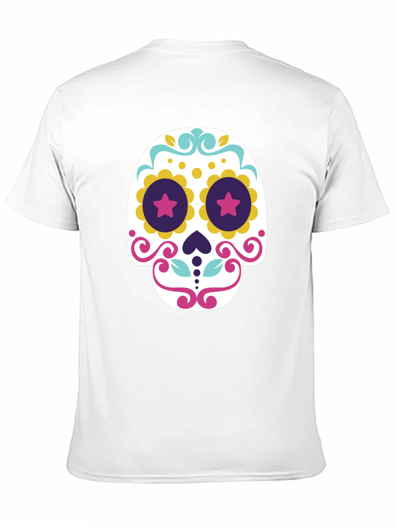 Day of the Dead Sugar Skull T-Shirt - Black - 11