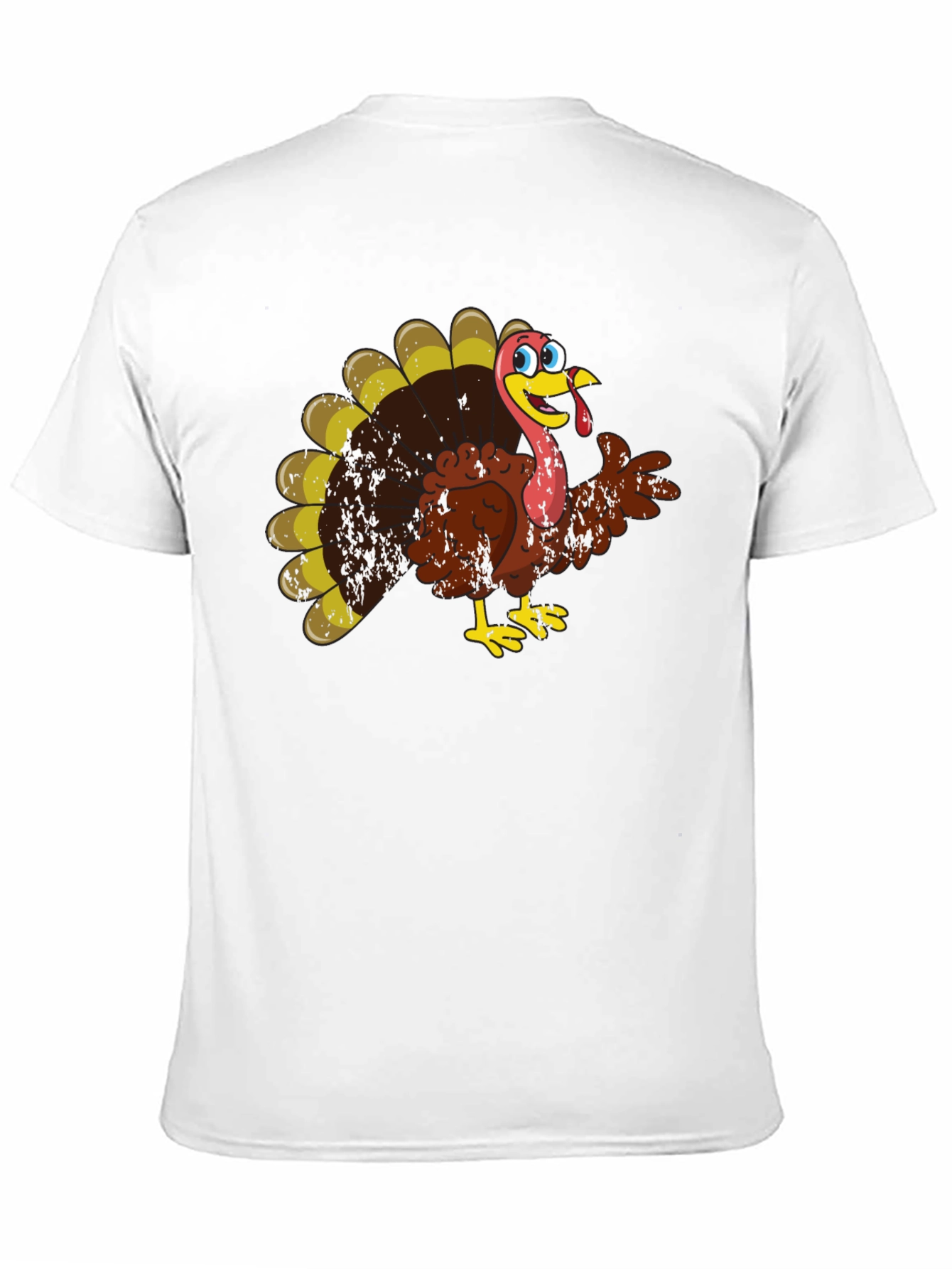 Black Funny Turkey Graphic Tee view 11