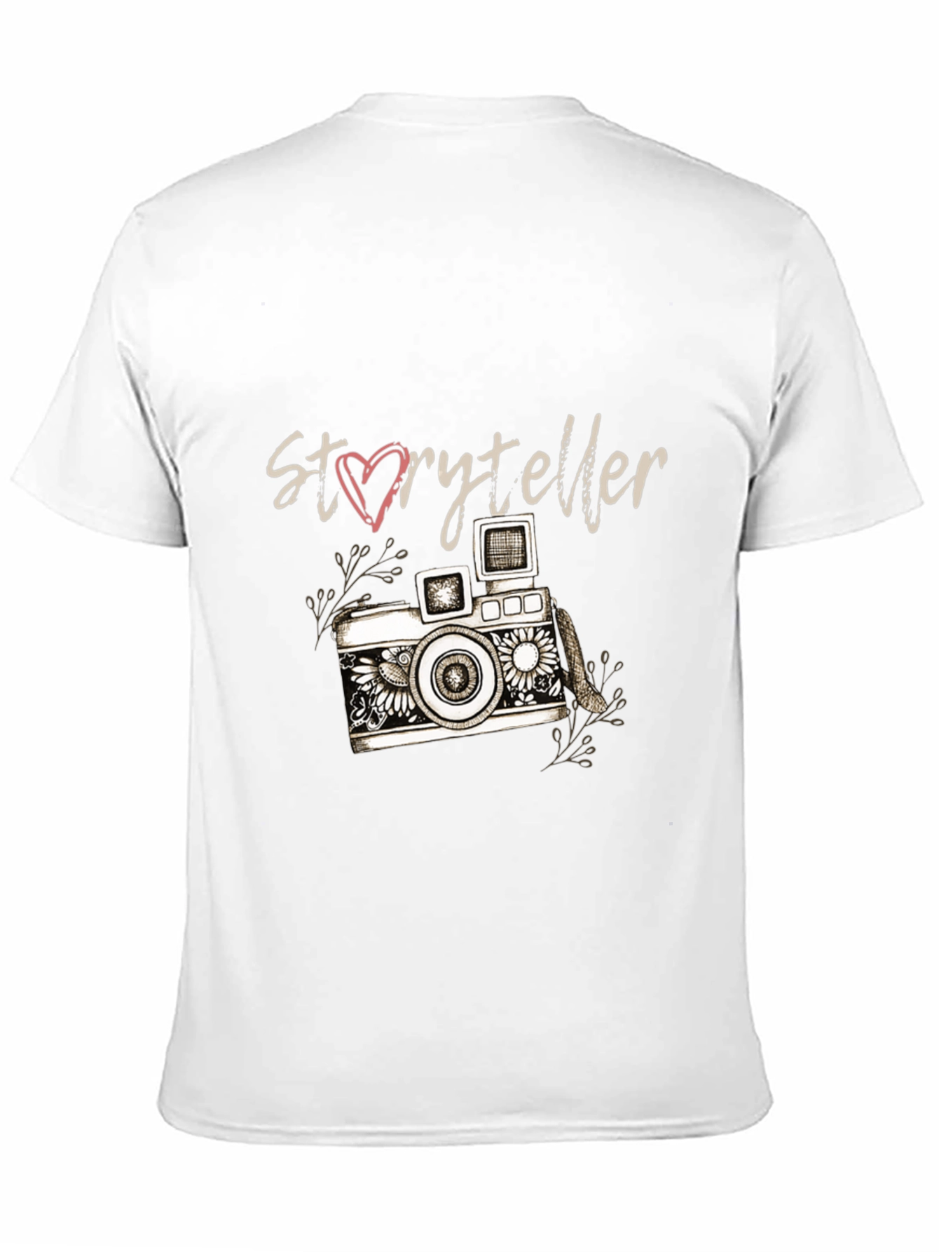Black Storyteller Camera Graphic T-Shirt view 11