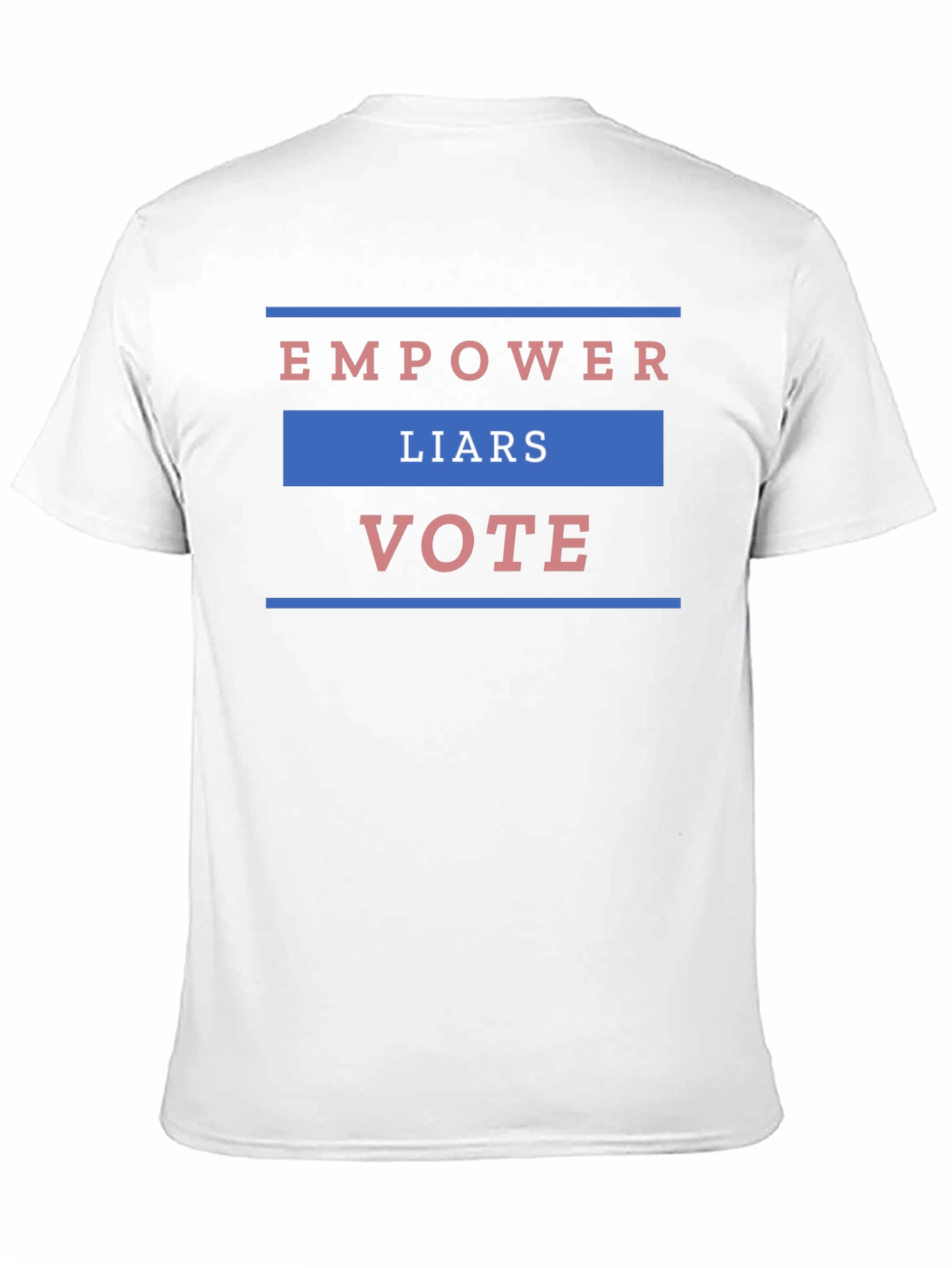 Black Empower Liars Vote Graphic T-Shirt view 11