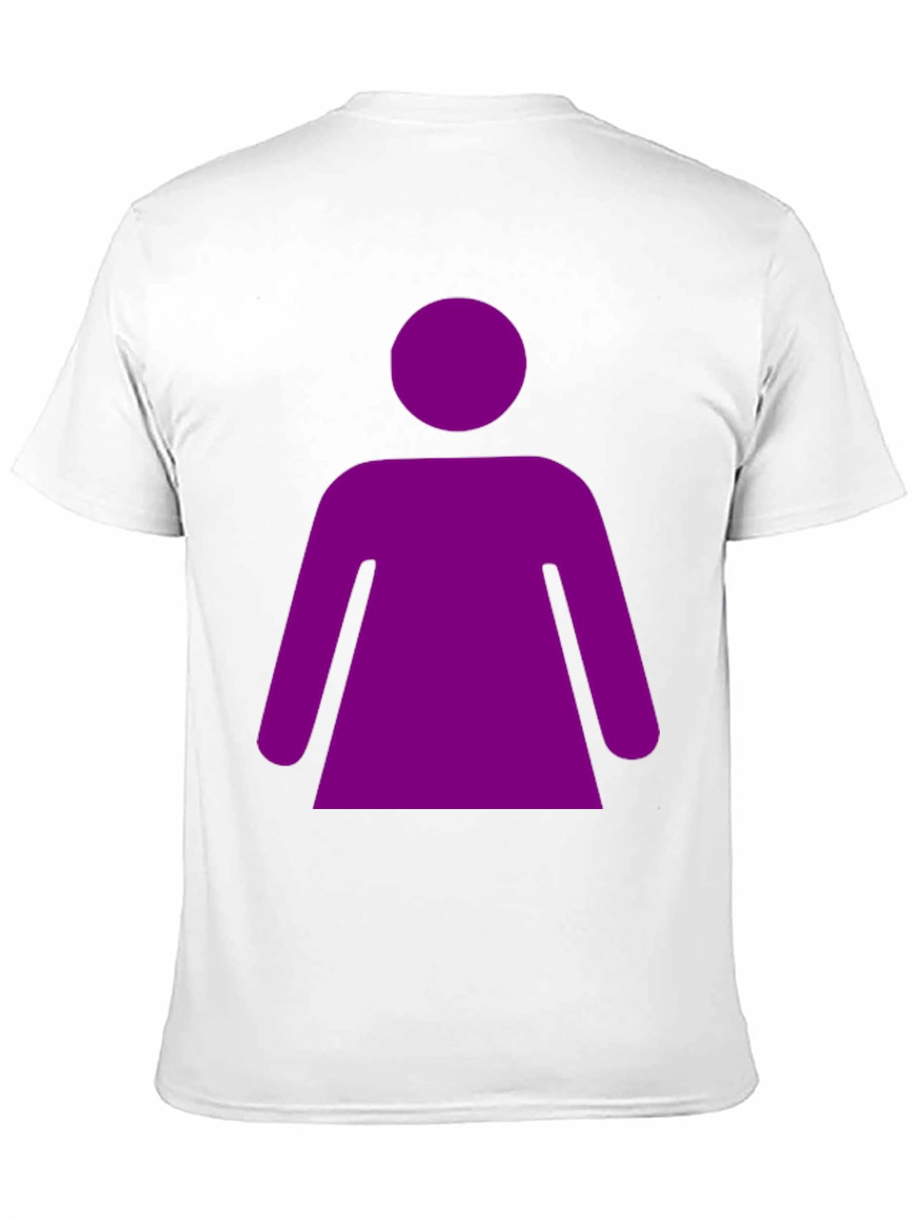 Black Purple Woman Graphic Tee - Black Unisex T-Shirt view 11