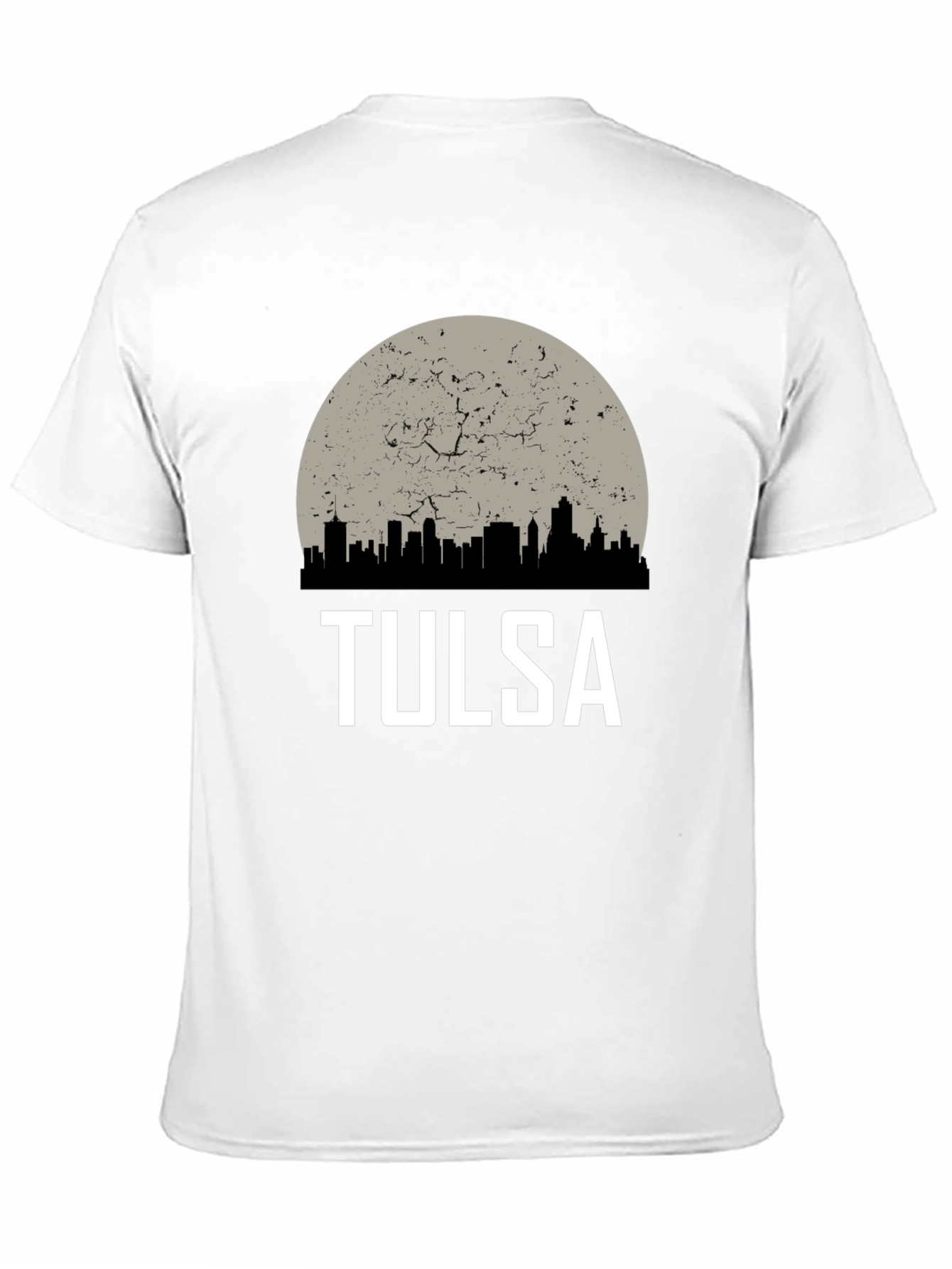Black Tulsa City Skyline Graphic Tee view 11