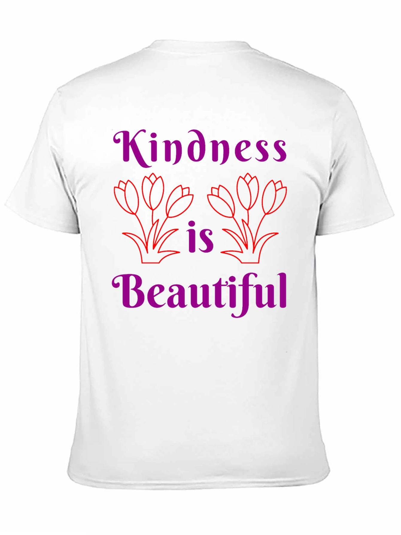 Black Kindness is Beautiful Graphic Tee view 11