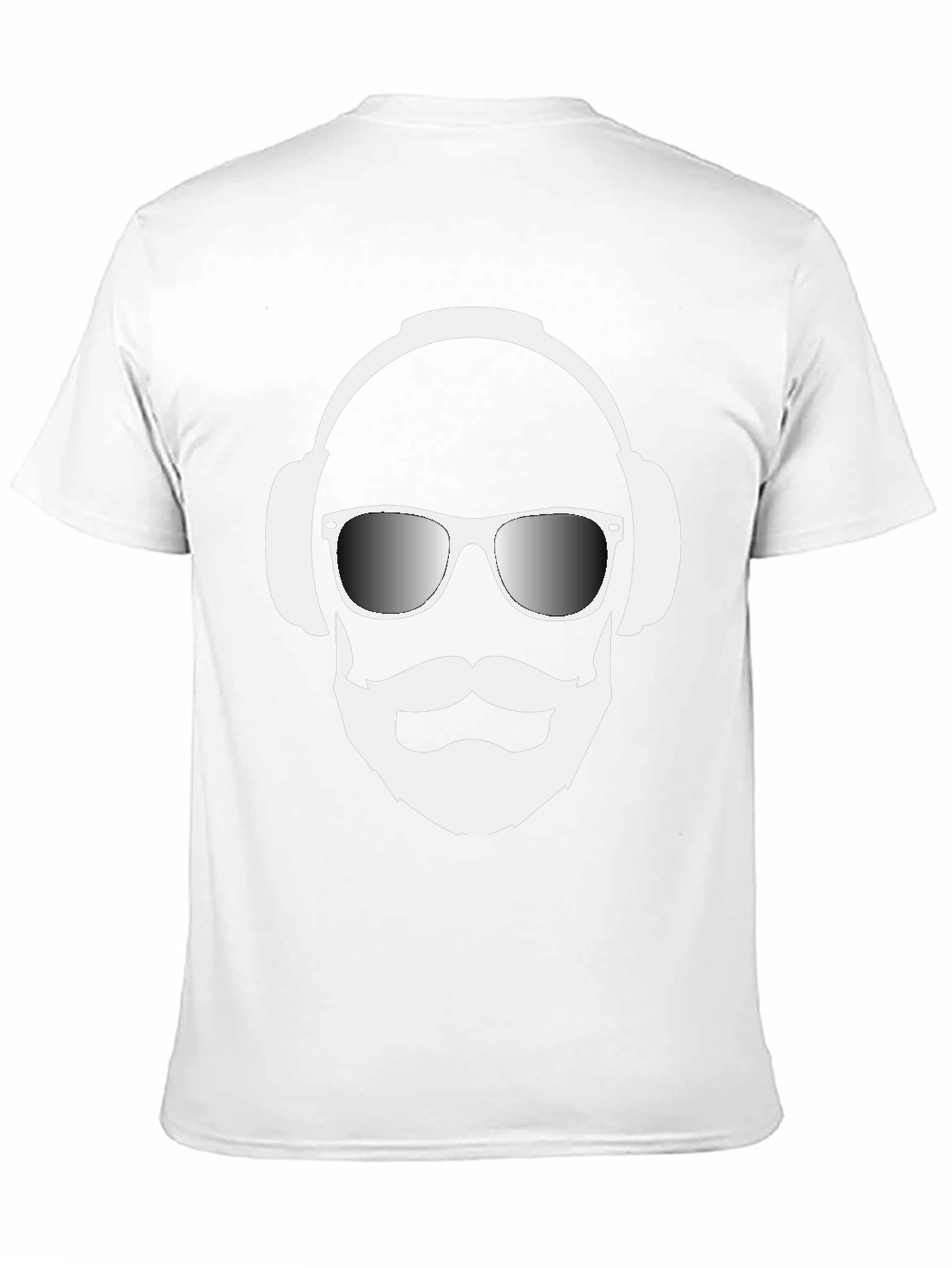 Black Cool DJ Man Graphic Tee - Black Cotton Blend Shirt view 11