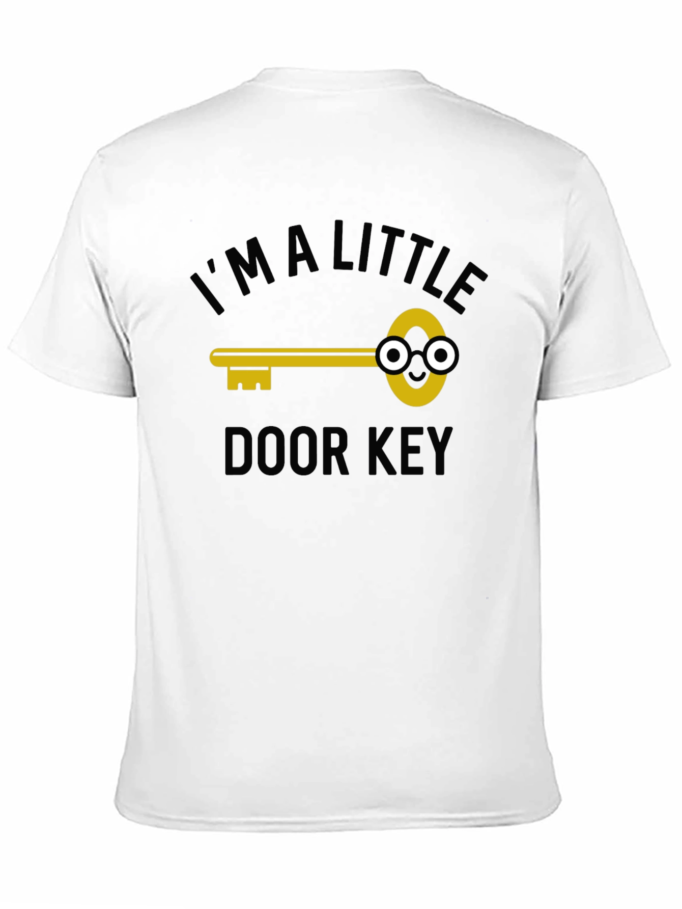 Black I'm a Little Door Key Funny Graphic T-Shirt view 11