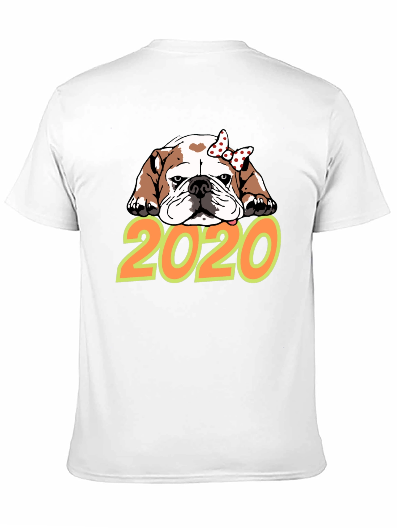 Black Bulldog 2020 Graphic T-Shirt view 11