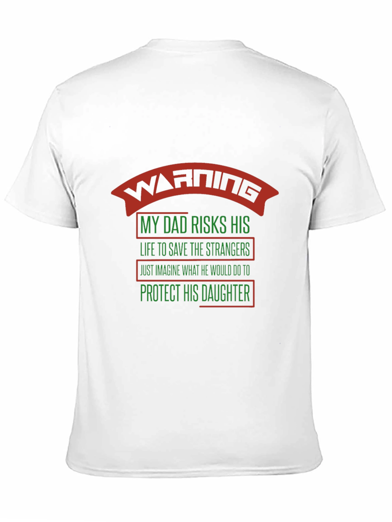 Black Dad Risks His Life T-Shirt view 11