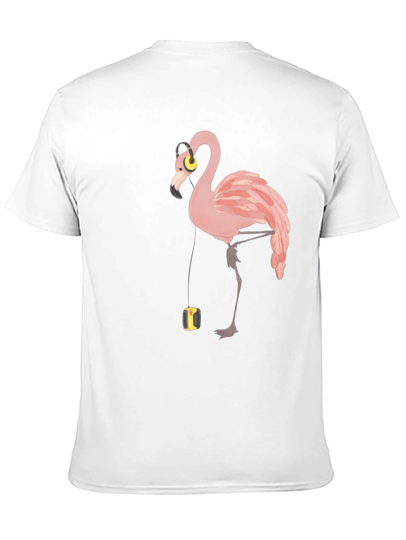 Black Flamingo Music Lover T-Shirt - Stylish Graphic Tee view 11