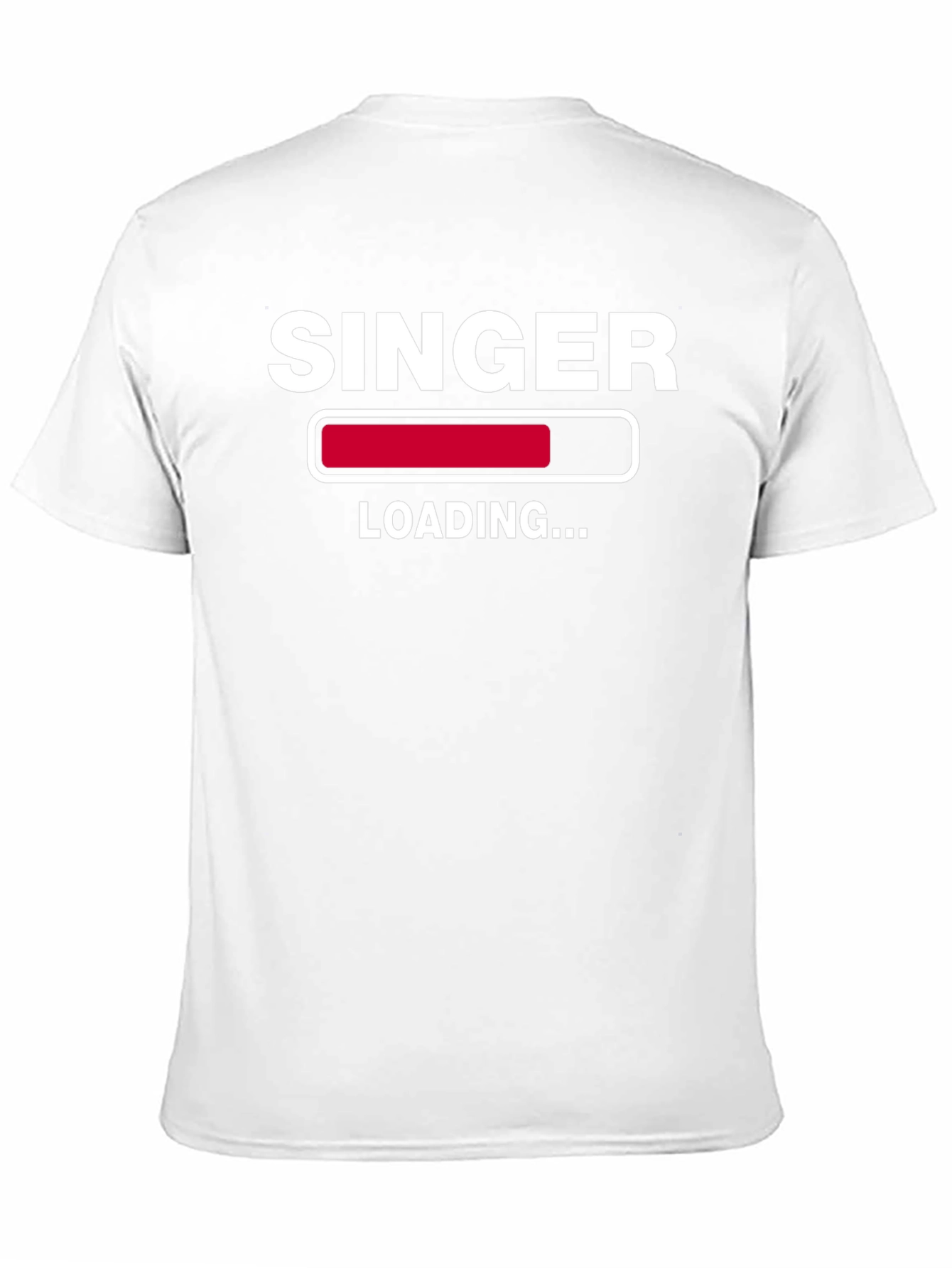 Black Singer Loading T-Shirt view 11
