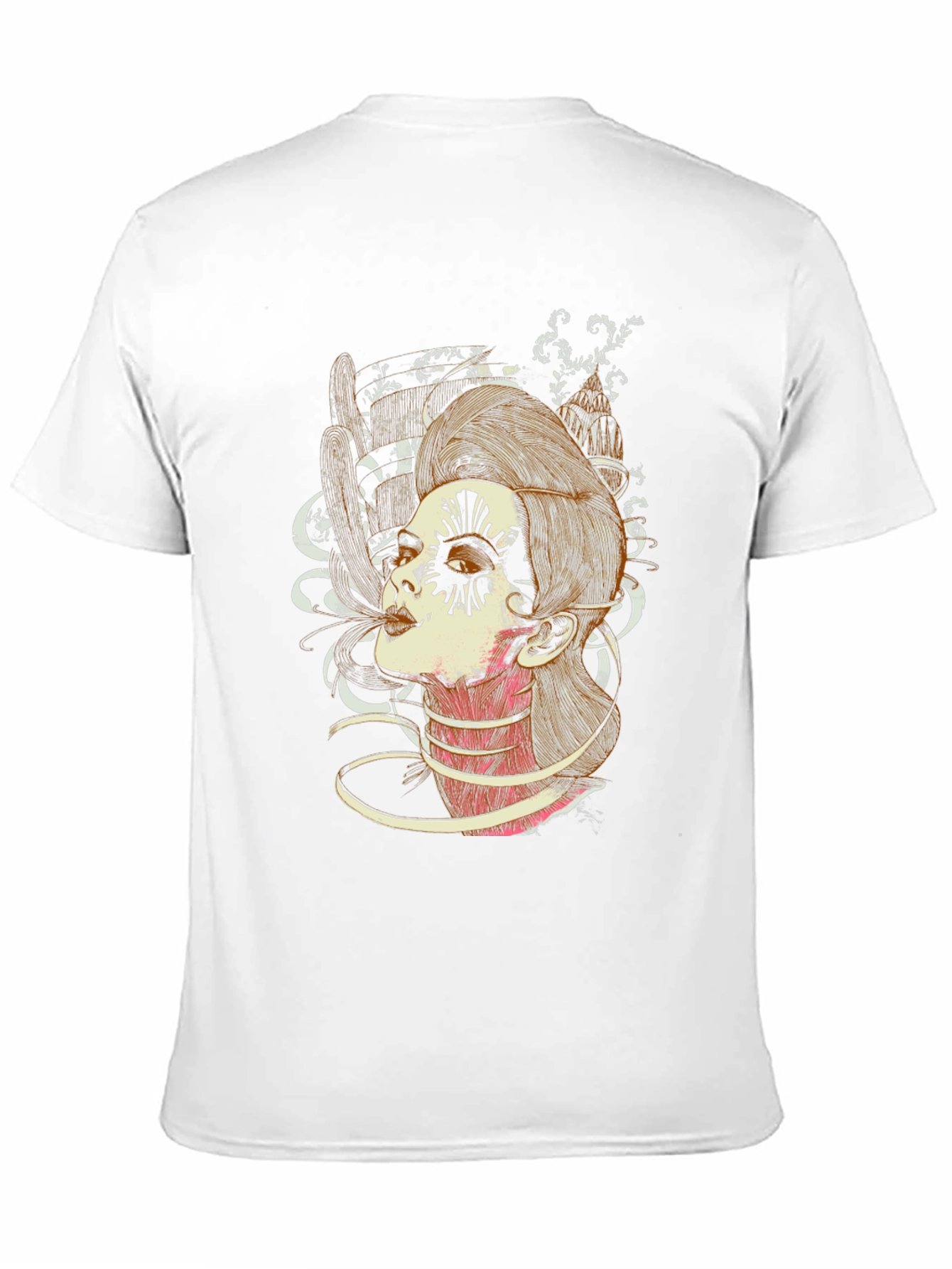 Black Graphic Print Black T-Shirt view 11