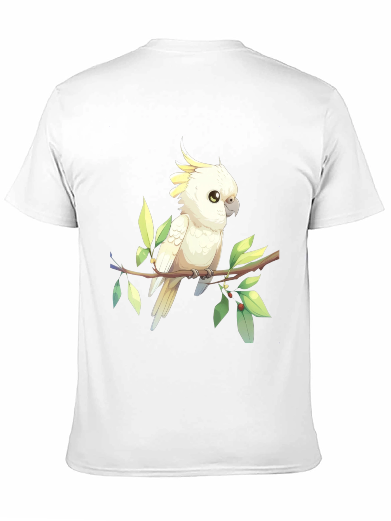 Black Cockatoo Graphic Tee - Bird Lover Shirt view 11