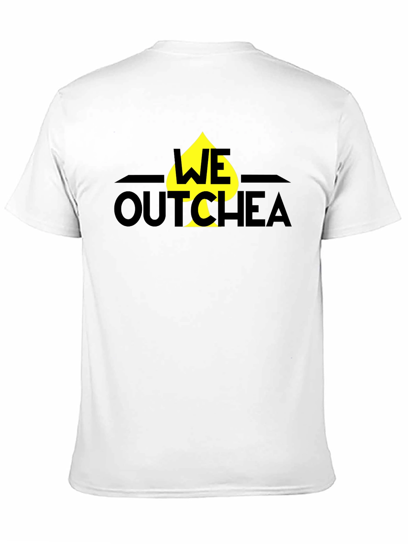Black We Outchea Spade T-Shirt - Bold Graphic Tee view 11