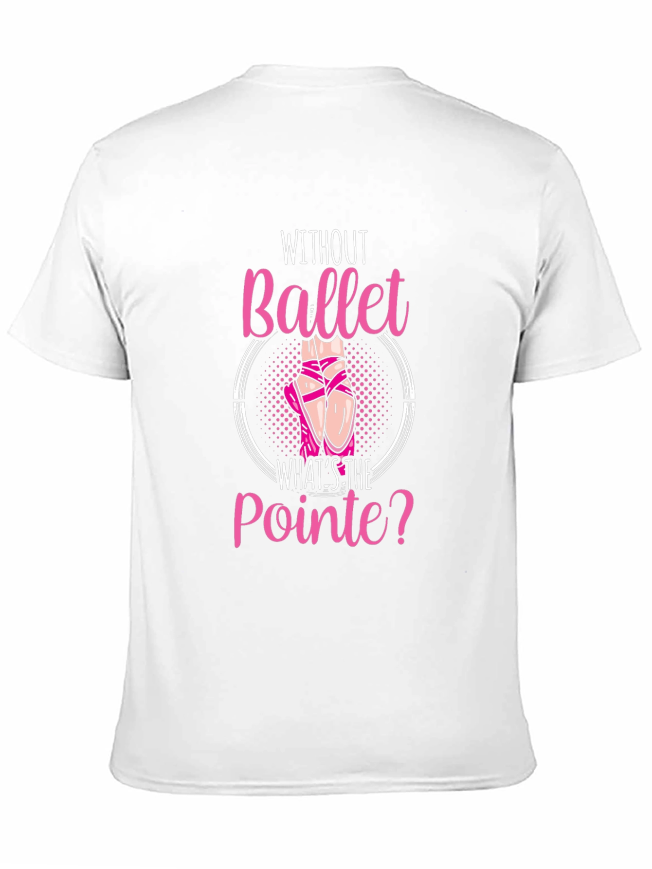 Black Ballet Pointe T-Shirt - Dance Lover Gift view 11
