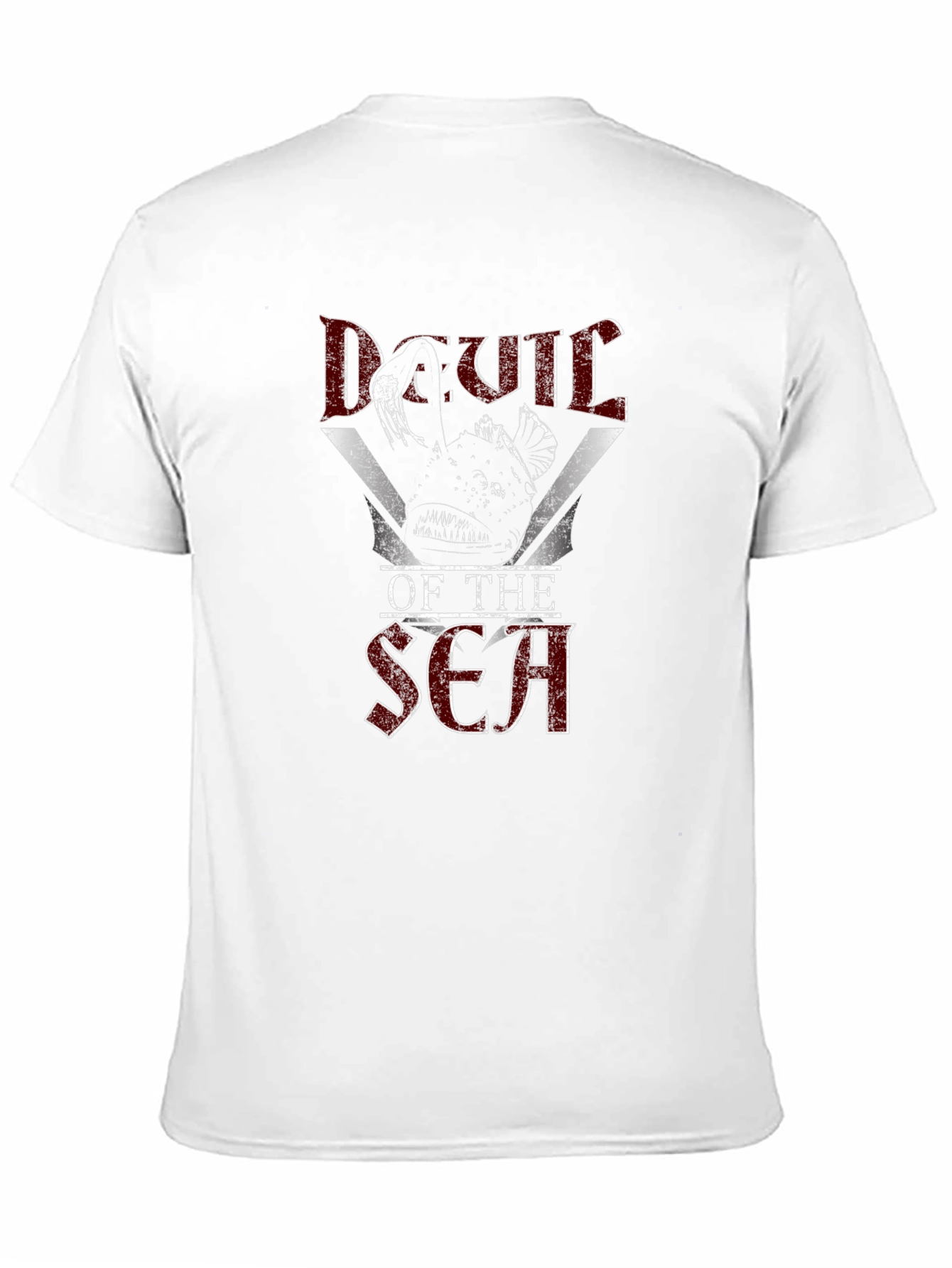 Black Devil of the Sea Graphic T-Shirt - Angler Fish Design view 11