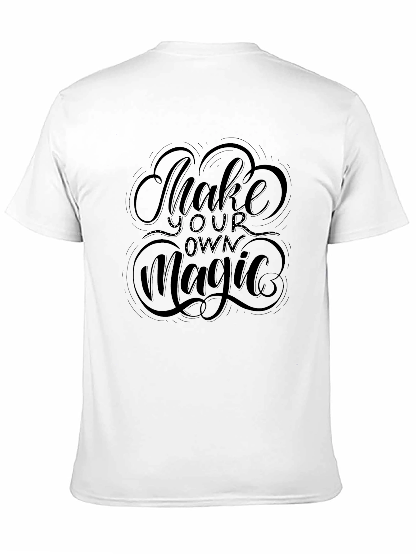Black Make Your Own Magic Graphic Tee - Black view 11
