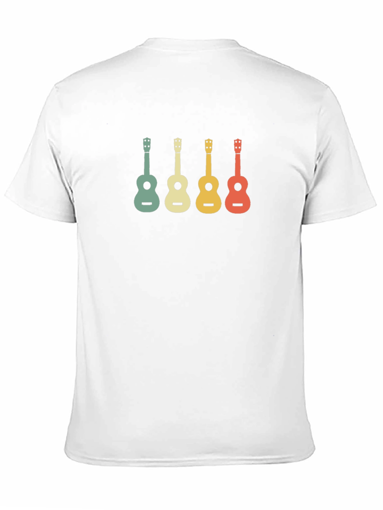 Black Retro Ukulele T-Shirt - Music Lover's Tee view 11