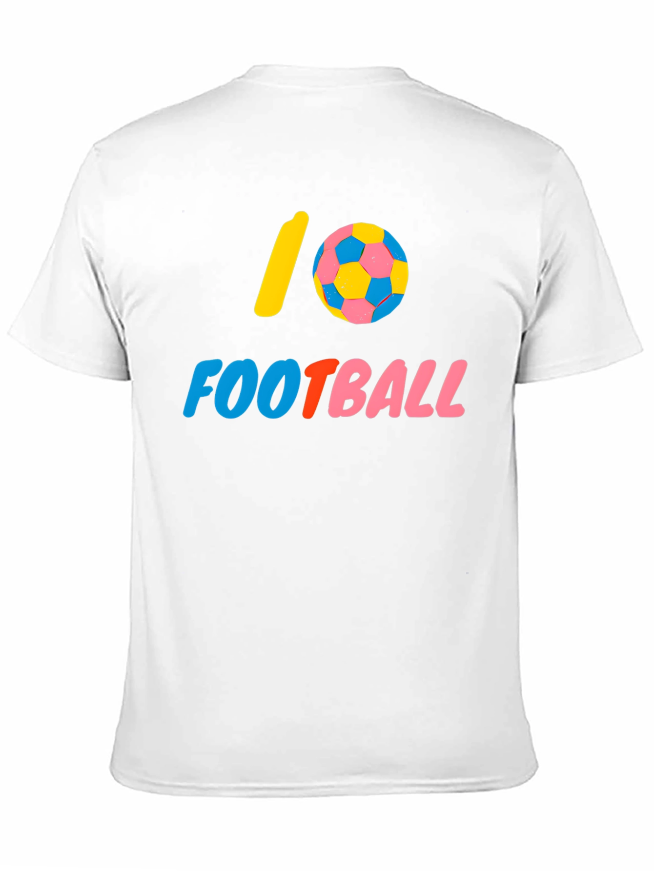 Black I Love Football Graphic Tee - Black Cotton Shirt view 11