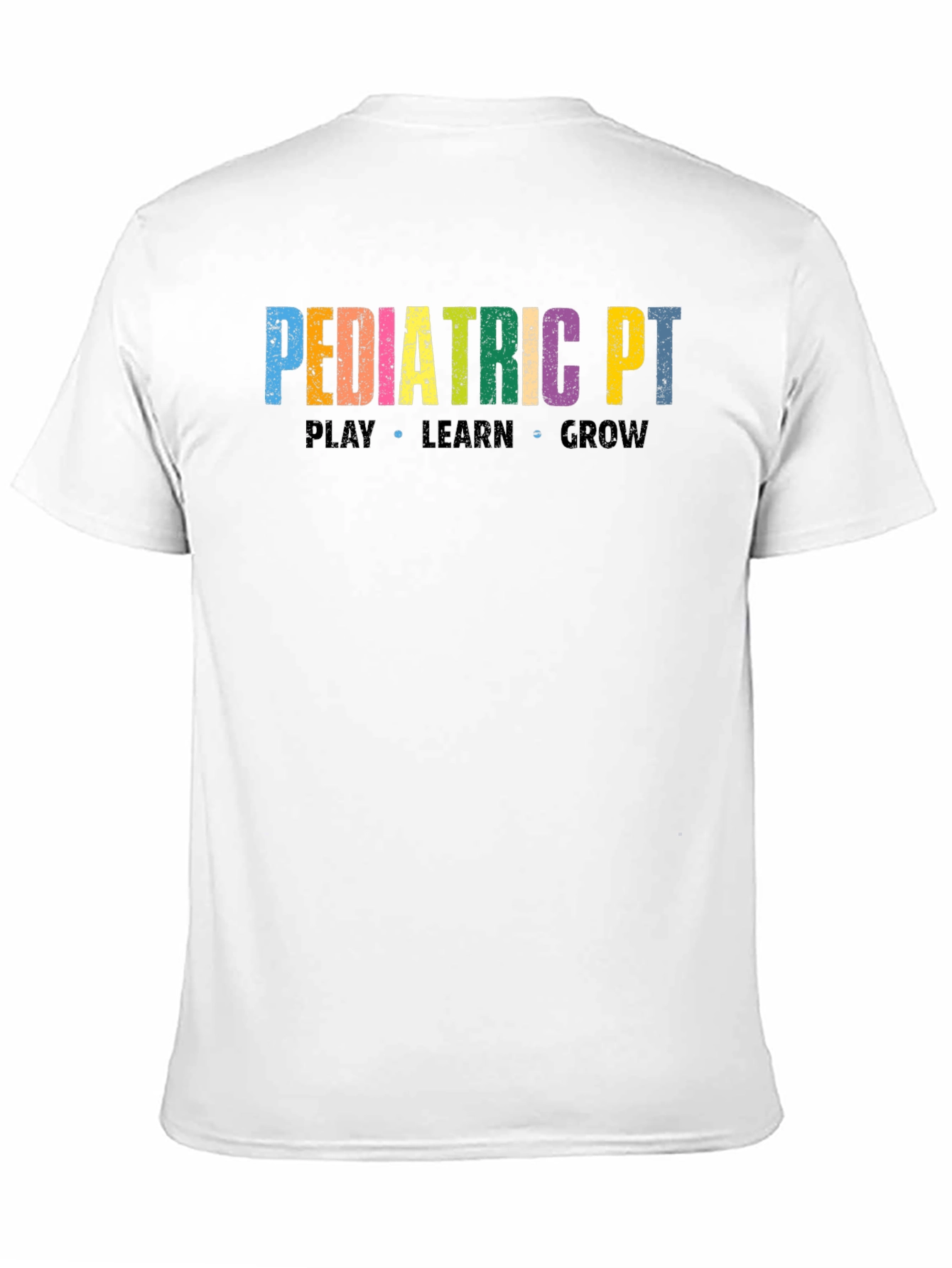 Black Pediatric PT T-Shirt: Play Learn Grow view 11