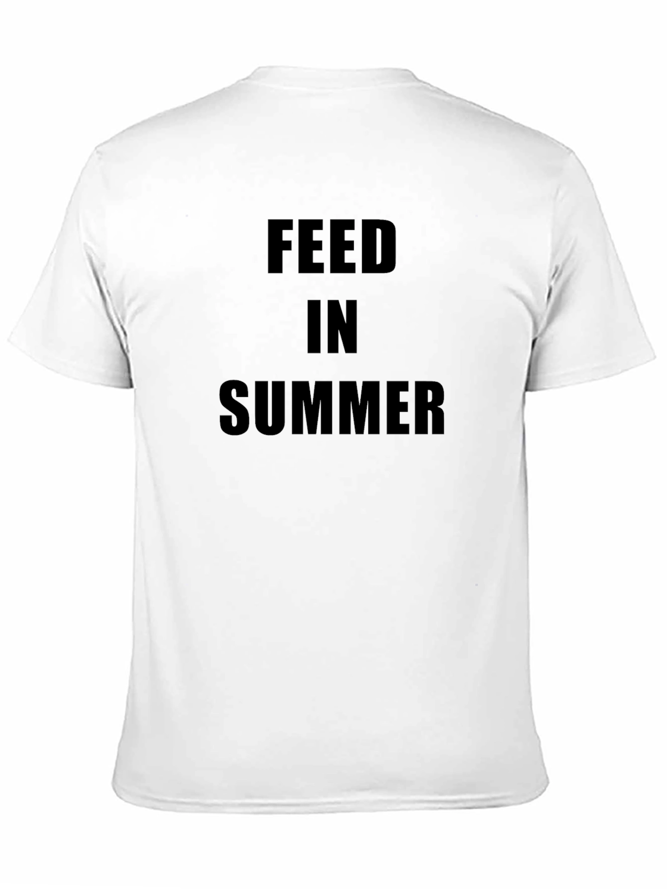 Black Feed In Summer Black Graphic Tee view 11